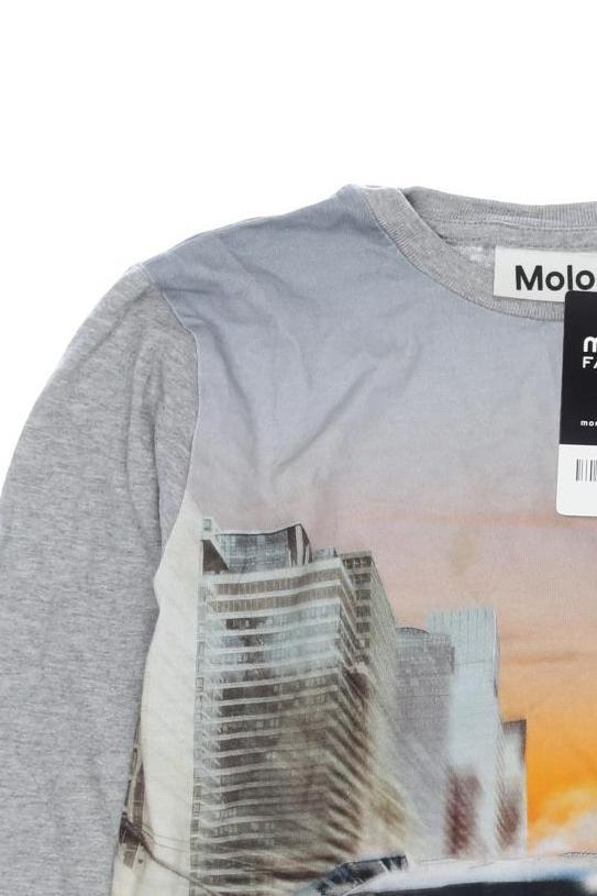 Thumbnail - molo Jungen Langarmshirt, grau, Gr. 122