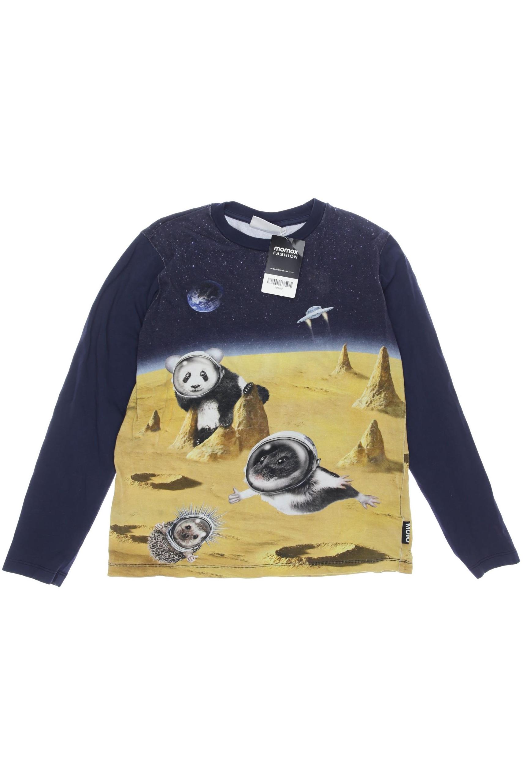 

molo Herren Langarmshirt, marineblau, Gr. 152