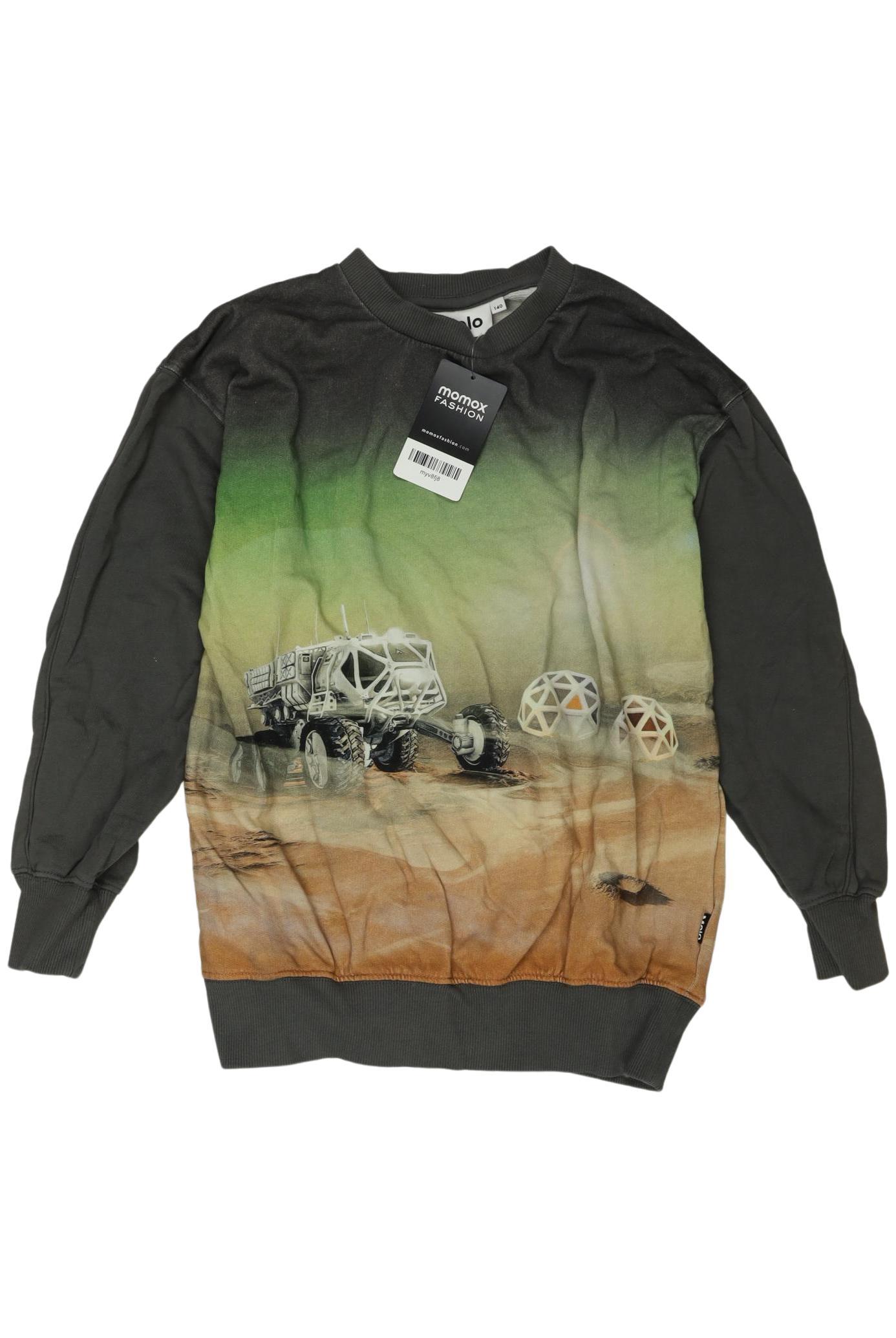 

molo Jungen Langarmshirt, grau, Gr. 140