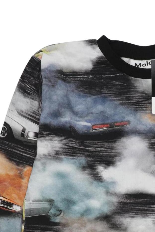 Thumbnail - molo Jungen Langarmshirt, schwarz, Gr. 140