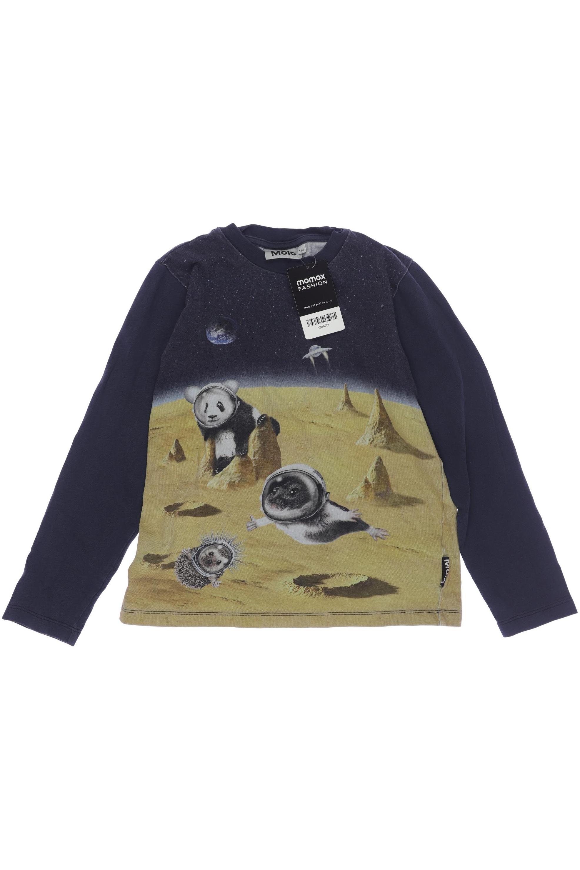 

molo Herren Langarmshirt, marineblau, Gr. 140