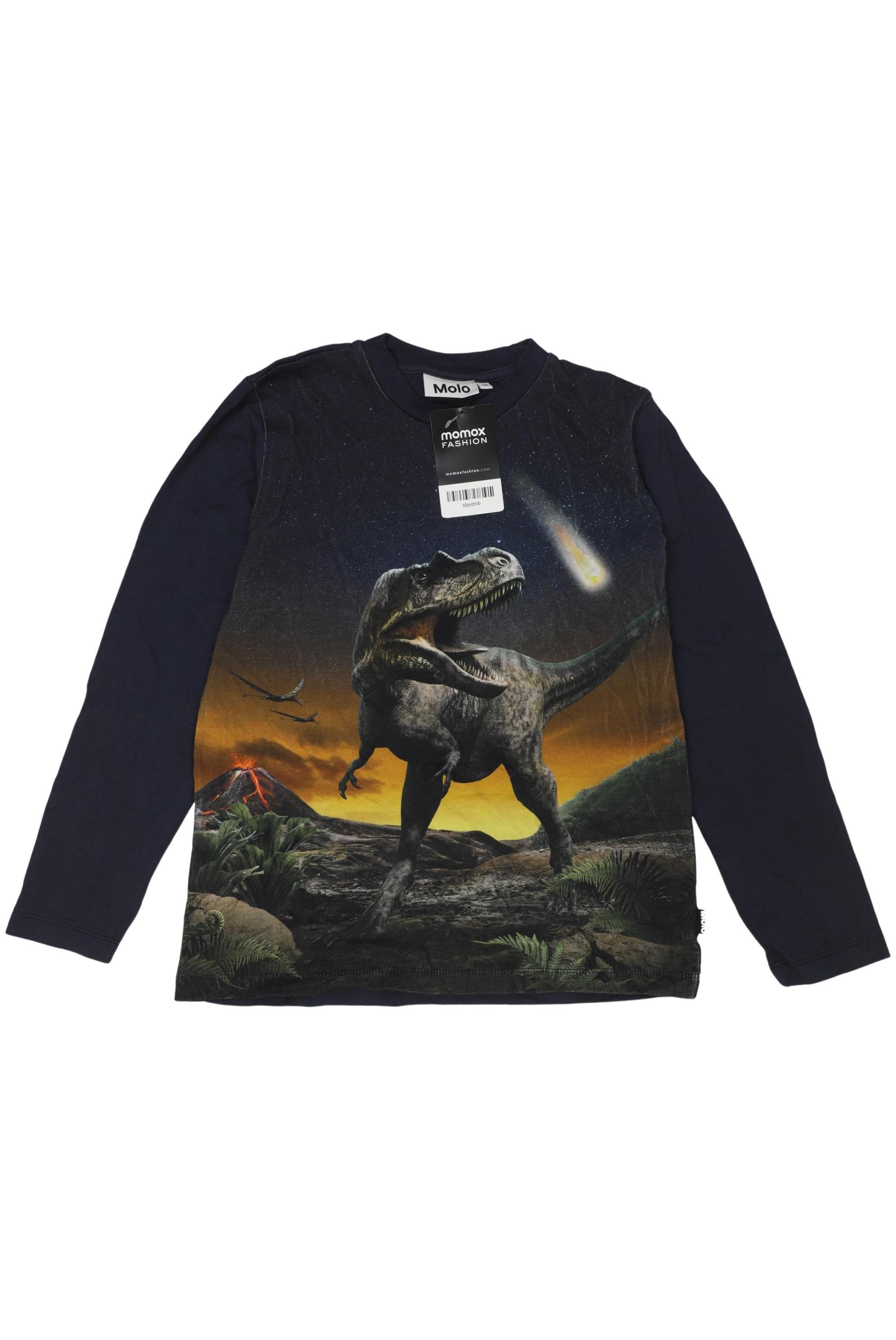 

molo Jungen Langarmshirt, marineblau, Gr. 140