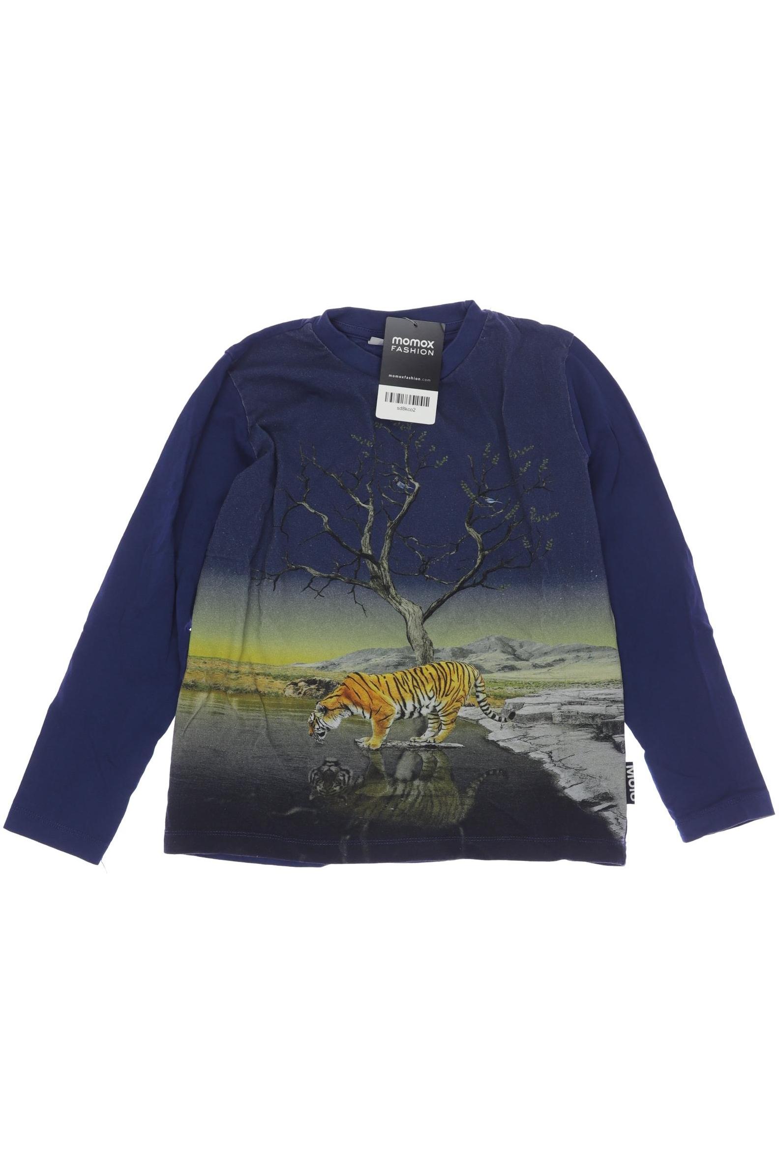 

molo Herren Langarmshirt, marineblau, Gr. 128