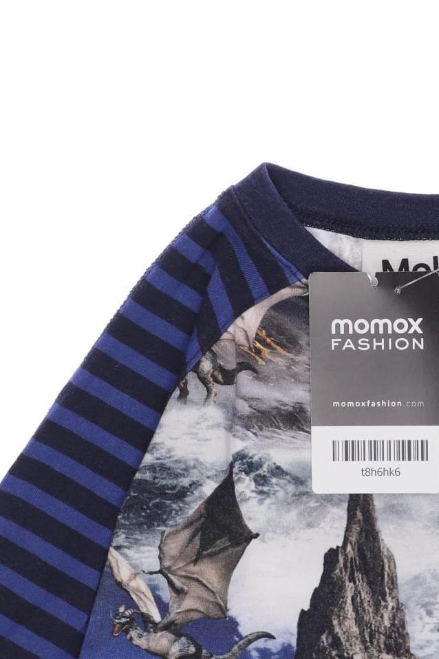 Thumbnail - molo Jungen Langarmshirt, marineblau, Gr. 74