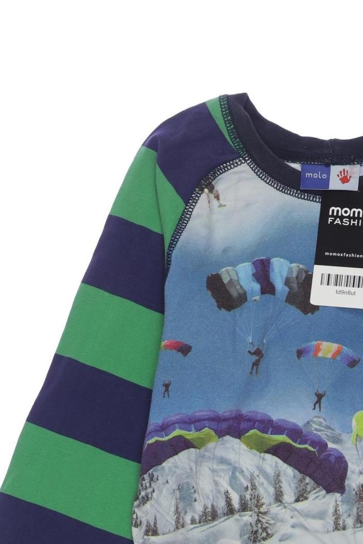 Thumbnail - molo Jungen Langarmshirt, blau, Gr. 140