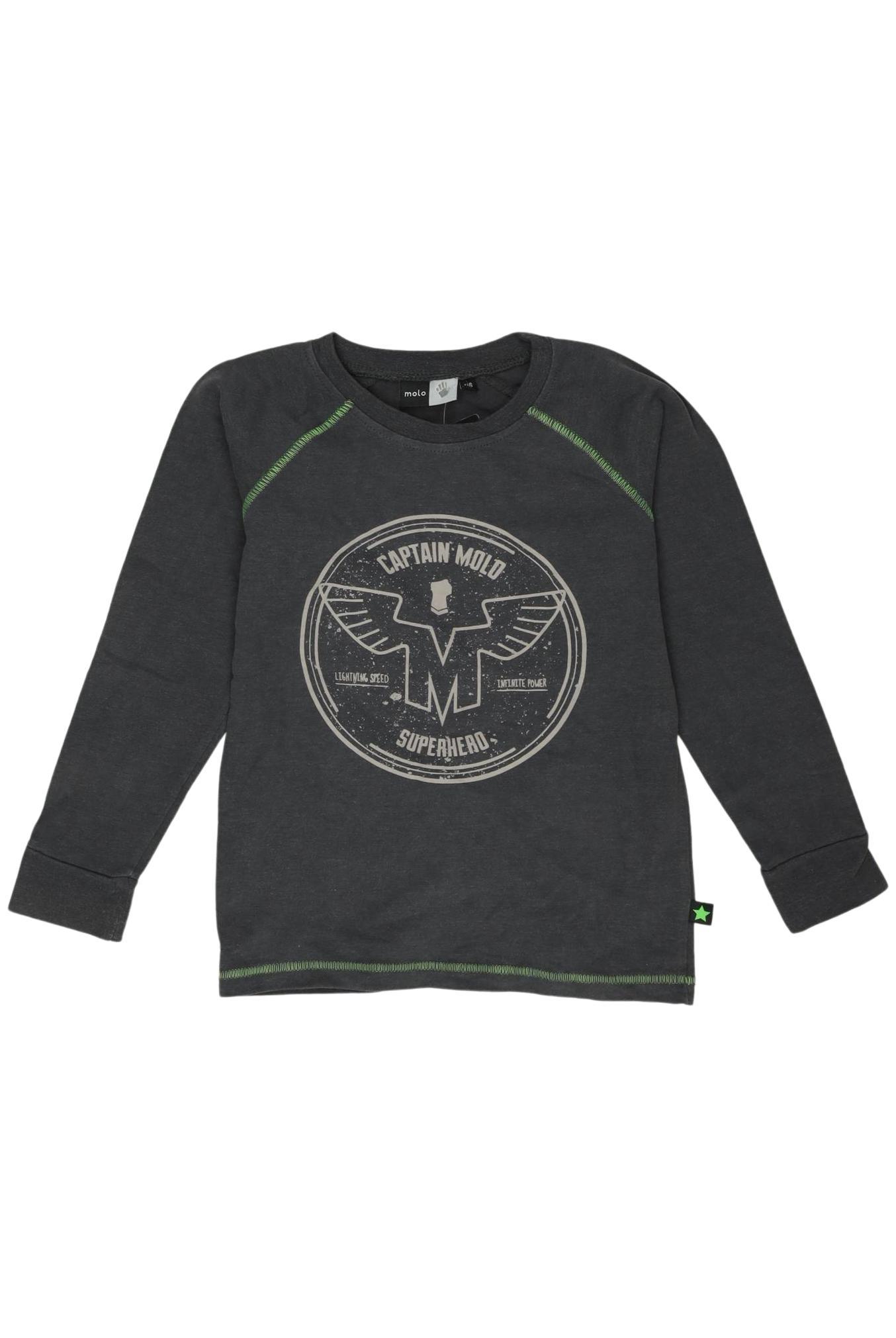 

molo Jungen Langarmshirt, grau, Gr. 116