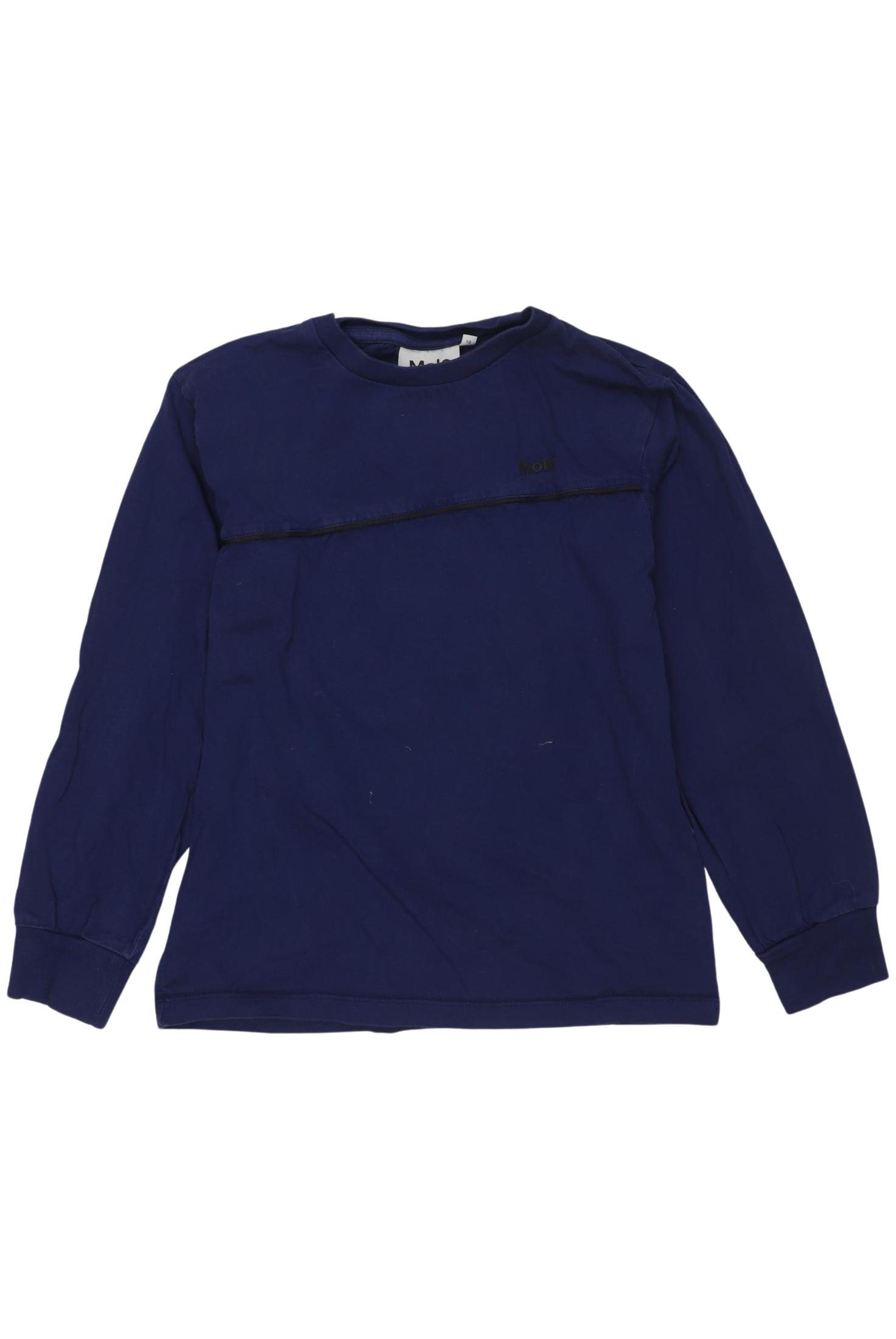 

molo Jungen Langarmshirt, marineblau, Gr. 140