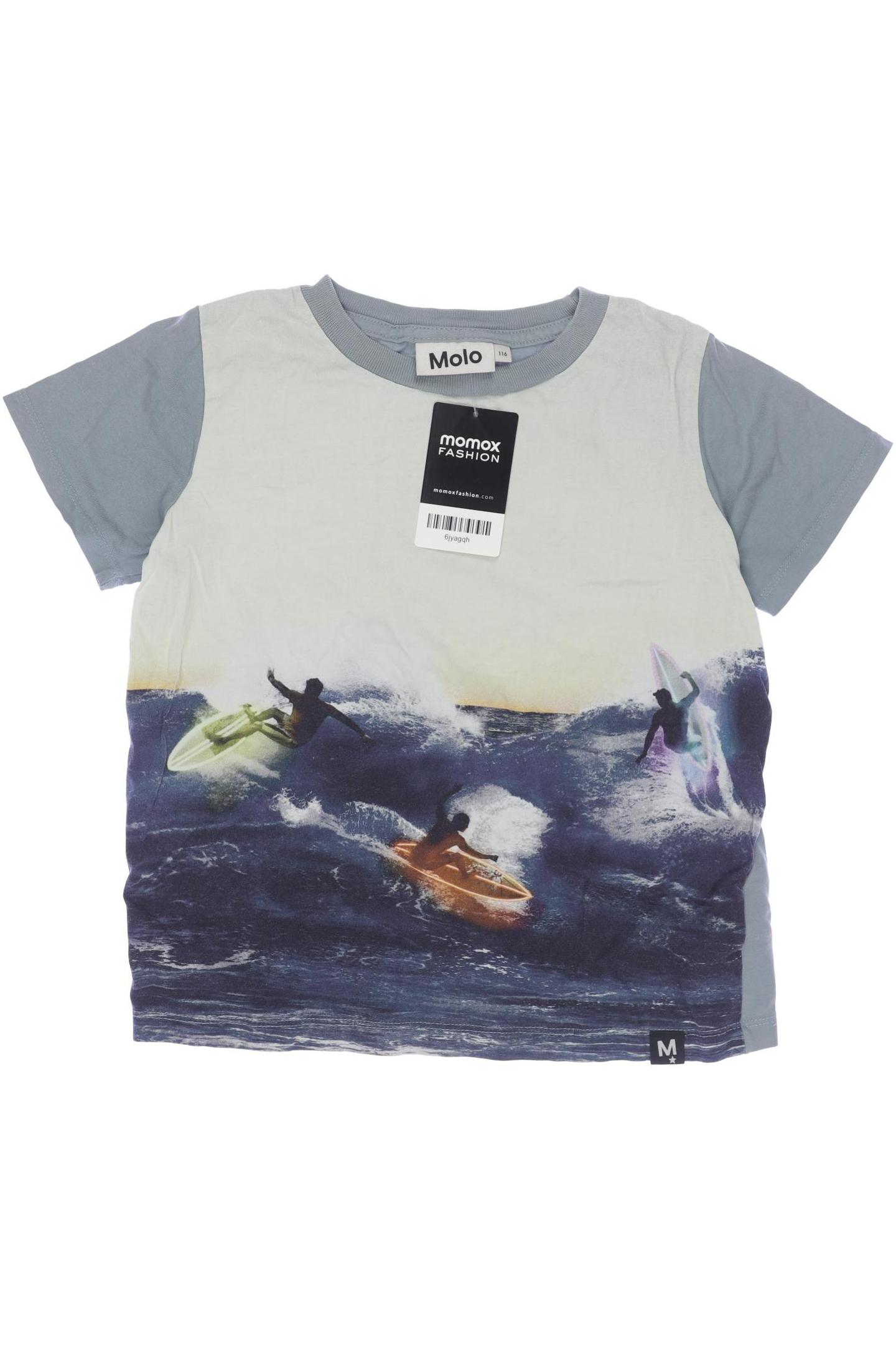 

molo Jungen T-Shirt, blau, Gr. 116
