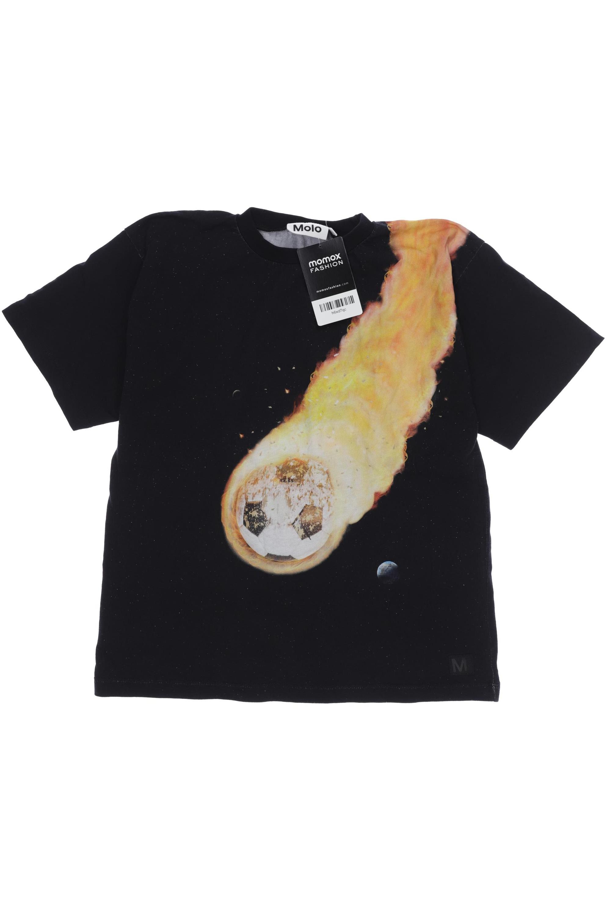 

molo Herren T-Shirt, schwarz, Gr. 128