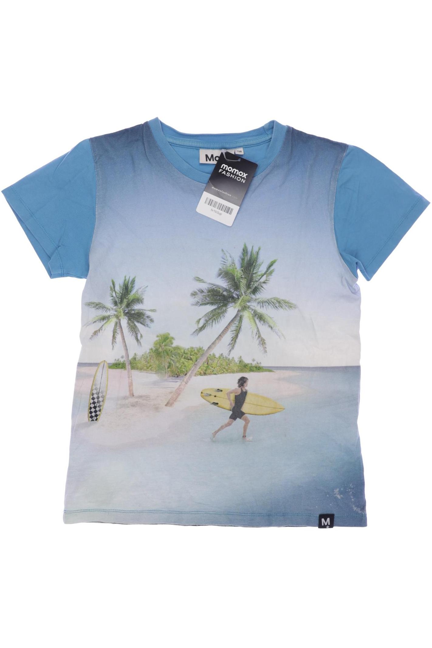 

molo Herren T-Shirt, blau, Gr. 128