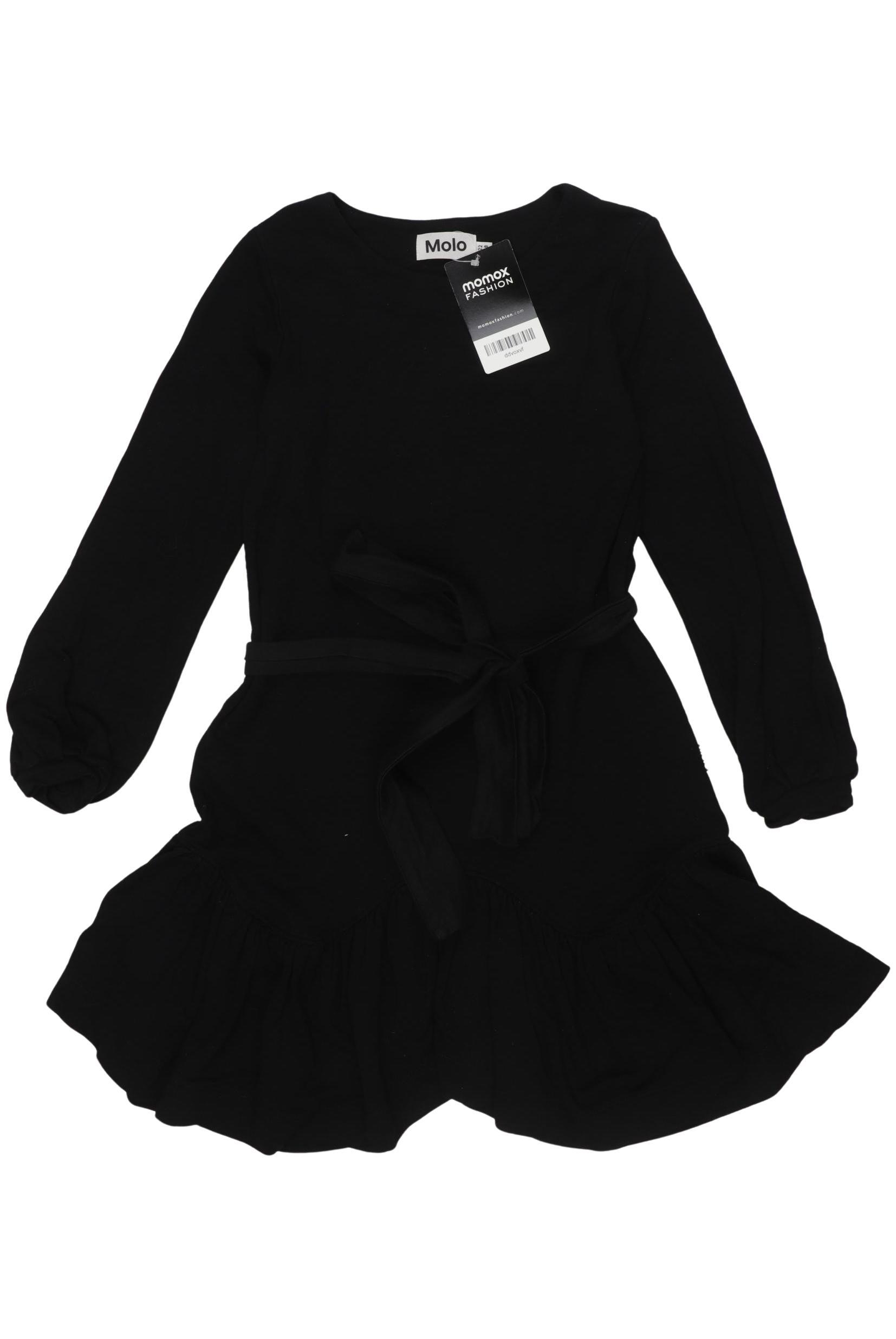 

molo Mädchen Kleid, schwarz, Gr. 122/128