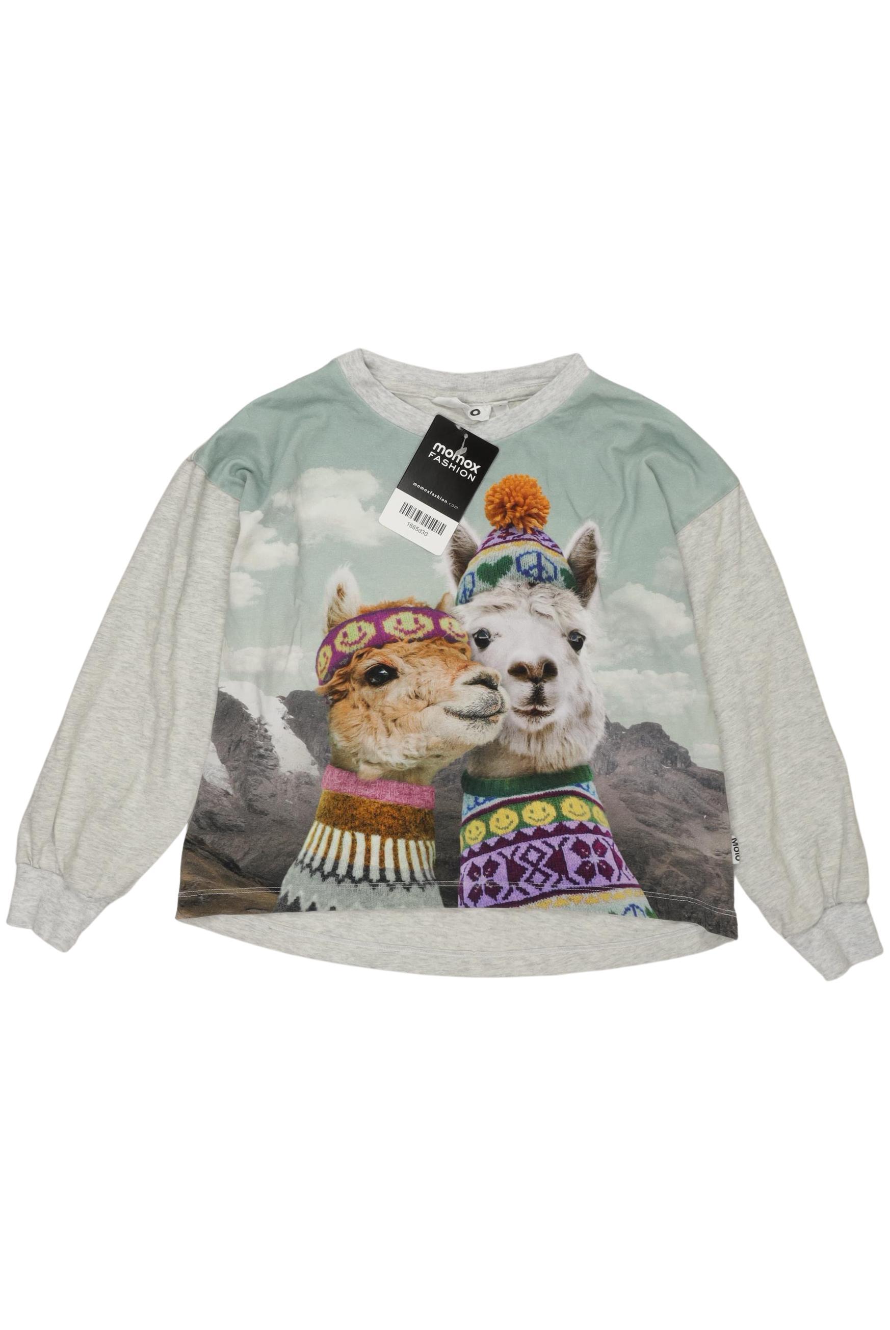 

molo Mädchen Langarmshirt, grau, Gr. 122