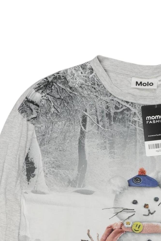 Thumbnail - molo Mädchen Langarmshirt, grau, Gr. 152
