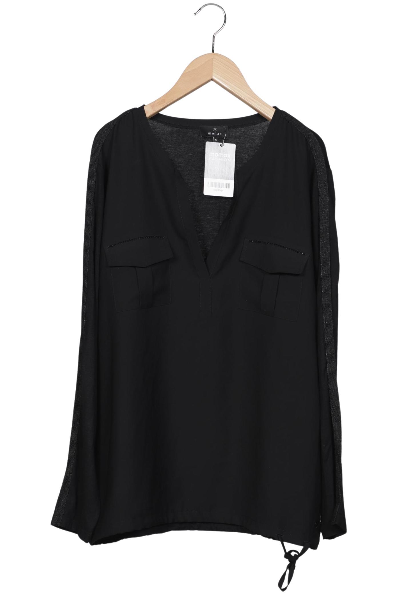 

monari Damen Bluse, schwarz, Gr. 42