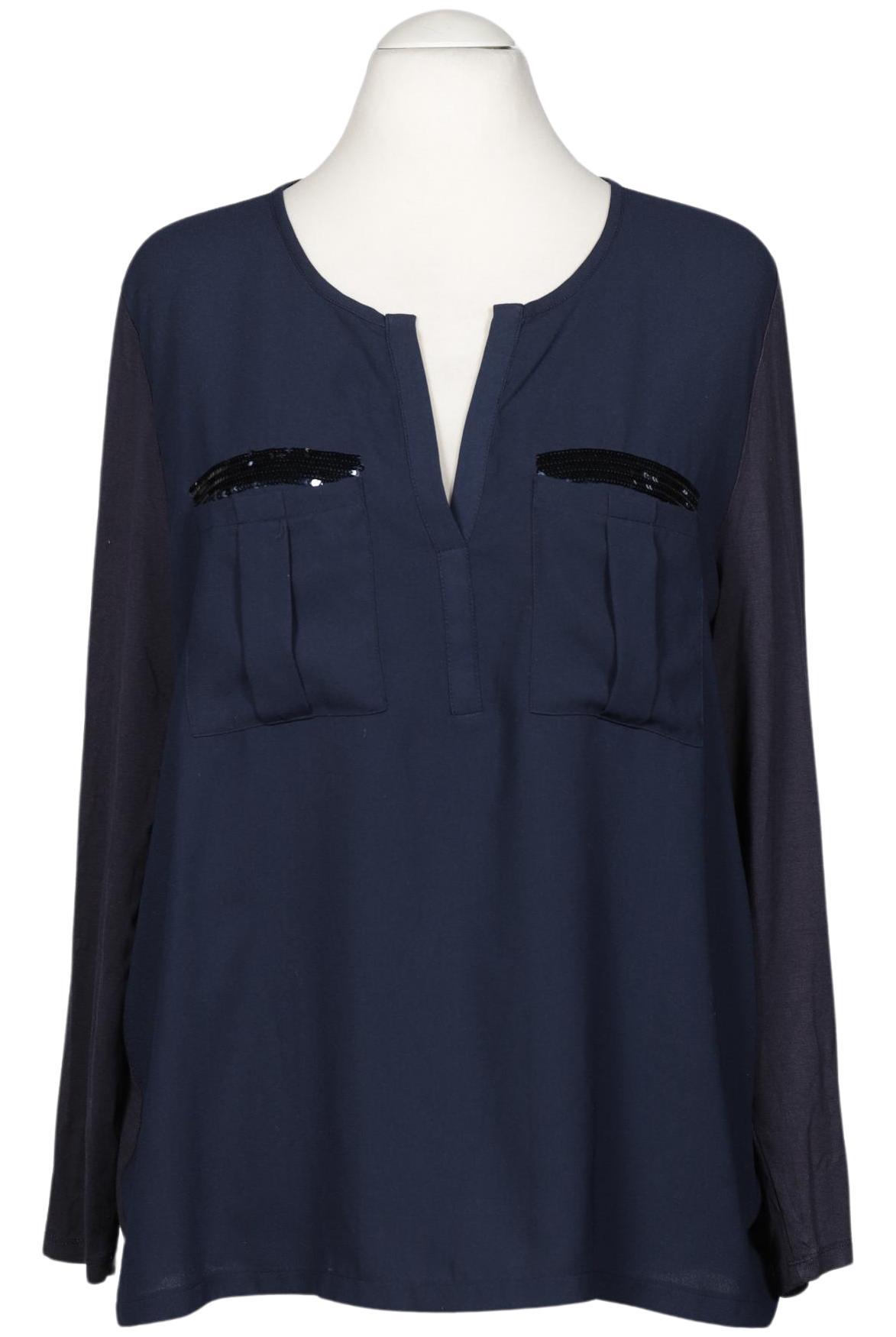 

monari Damen Bluse, marineblau, Gr. 46