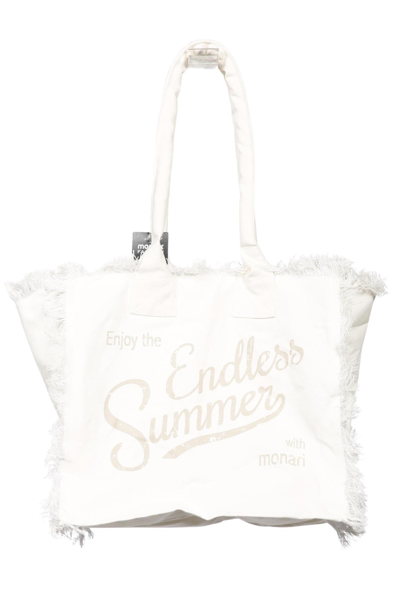 

monari Damen Handtasche, cremeweiß, Gr.