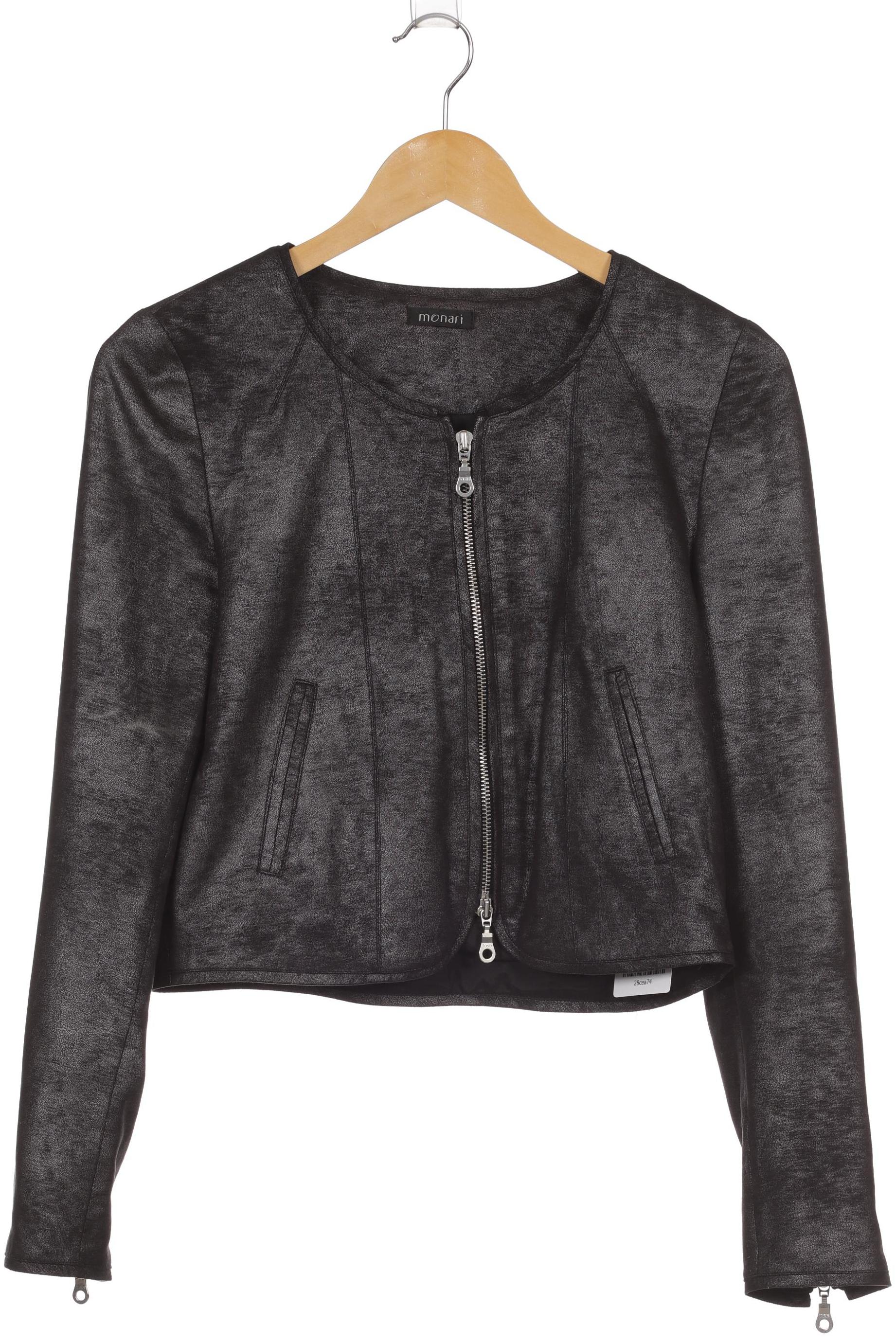 

monari Damen Jacke, schwarz, Gr. 38