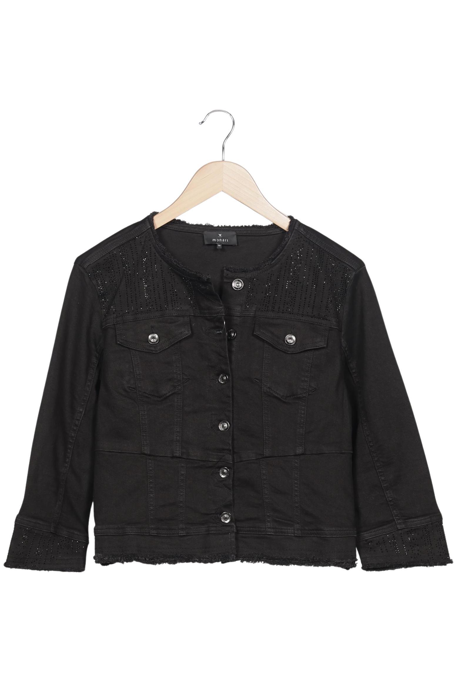 

monari Damen Jacke, schwarz, Gr. 38