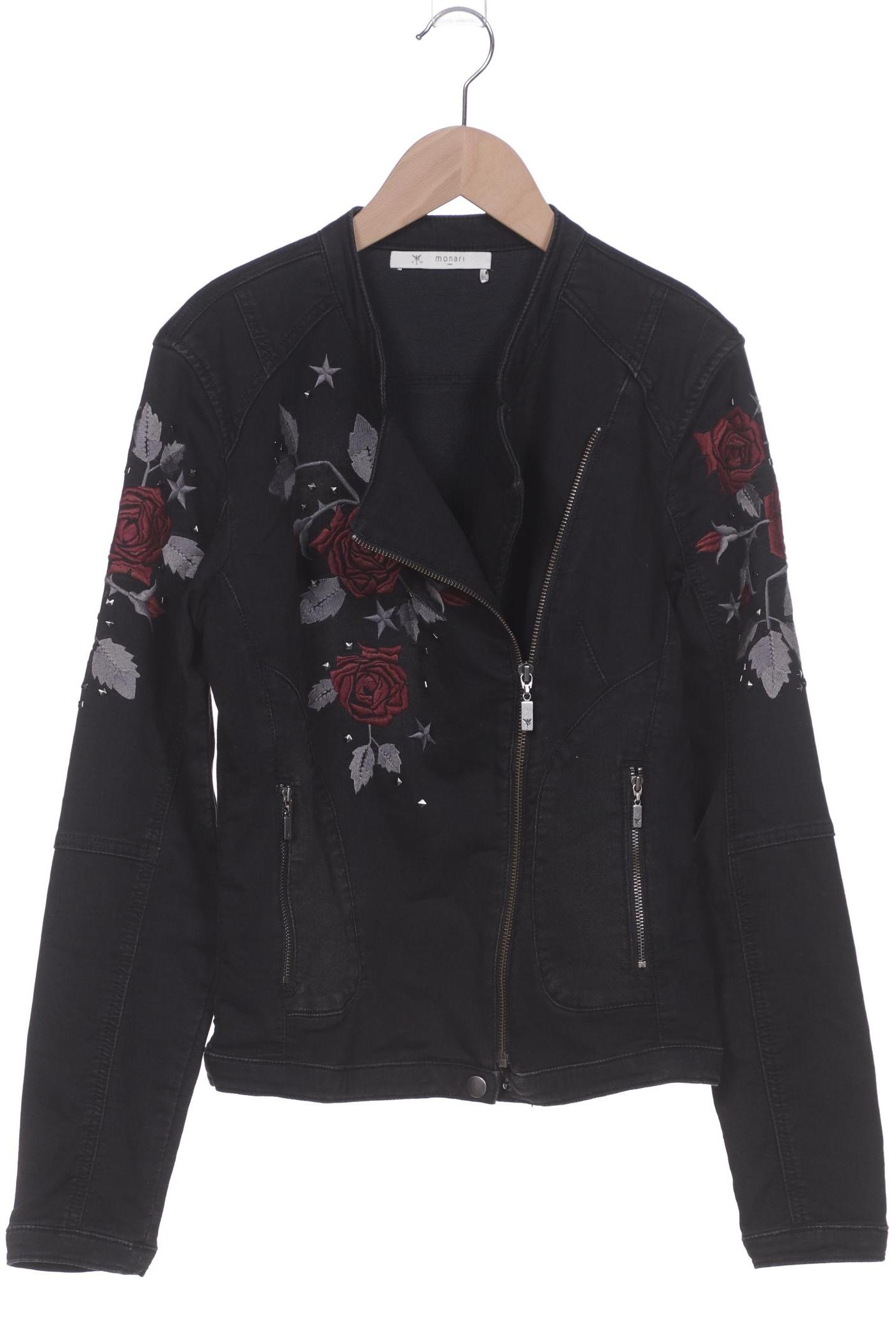 

monari Damen Jacke, schwarz, Gr. 38