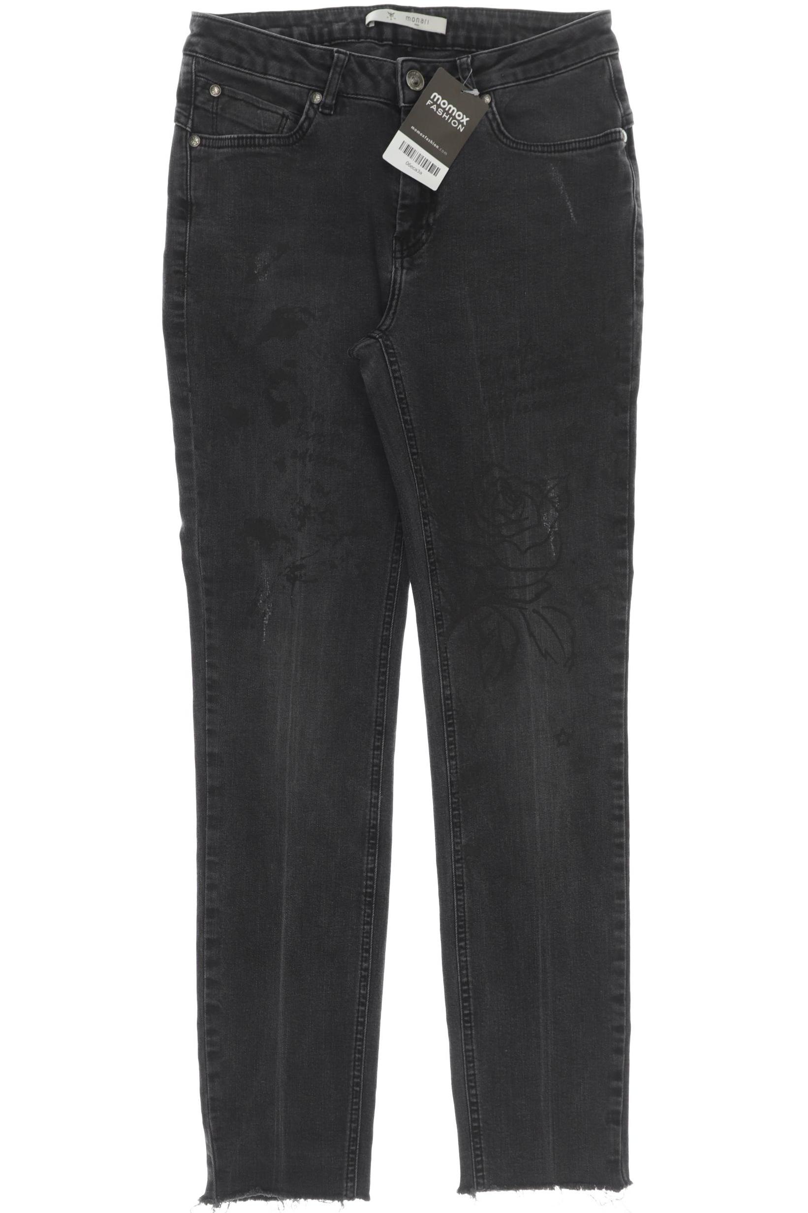 

monari Damen Jeans, schwarz, Gr. 24