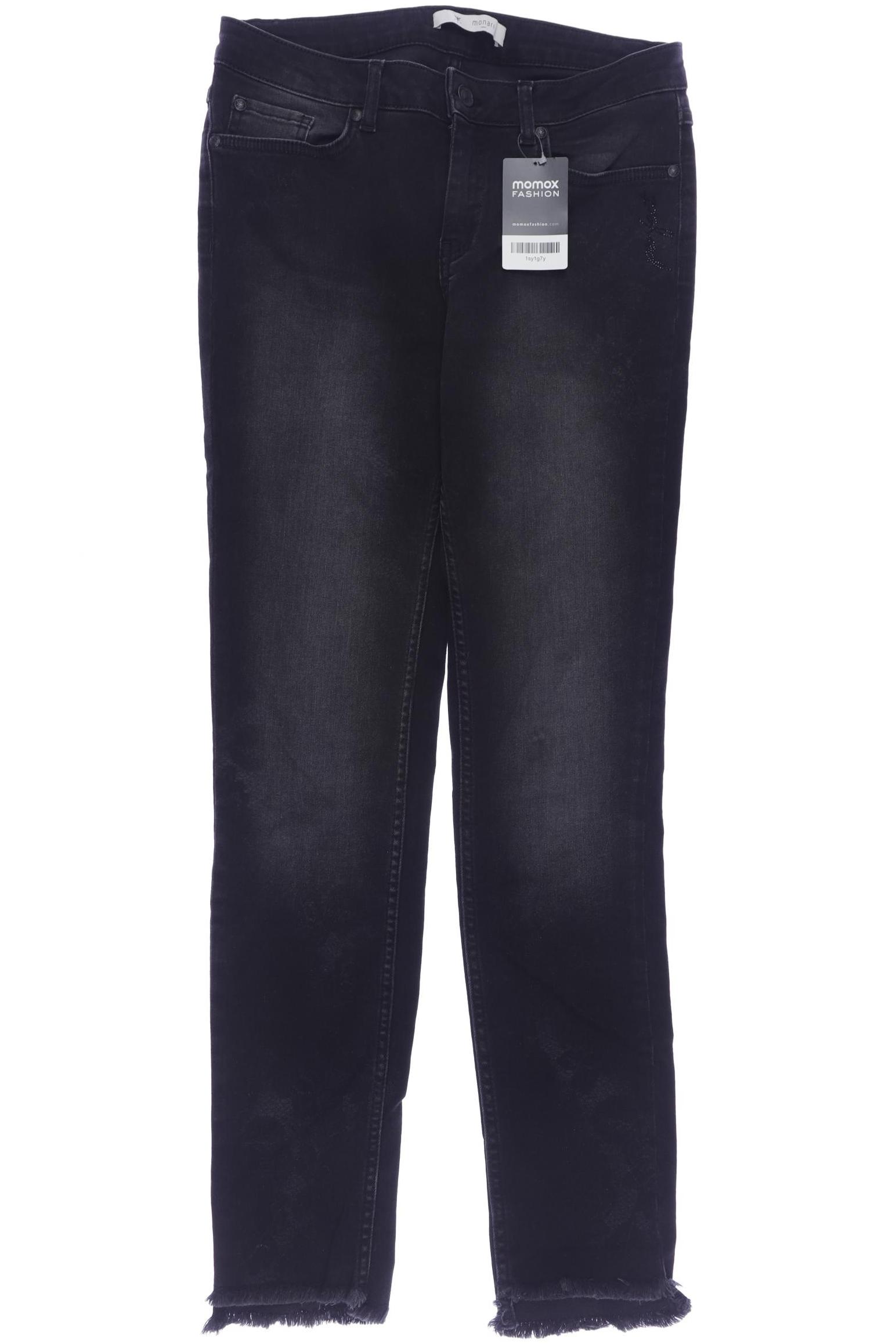 

monari Damen Jeans, schwarz, Gr. 36