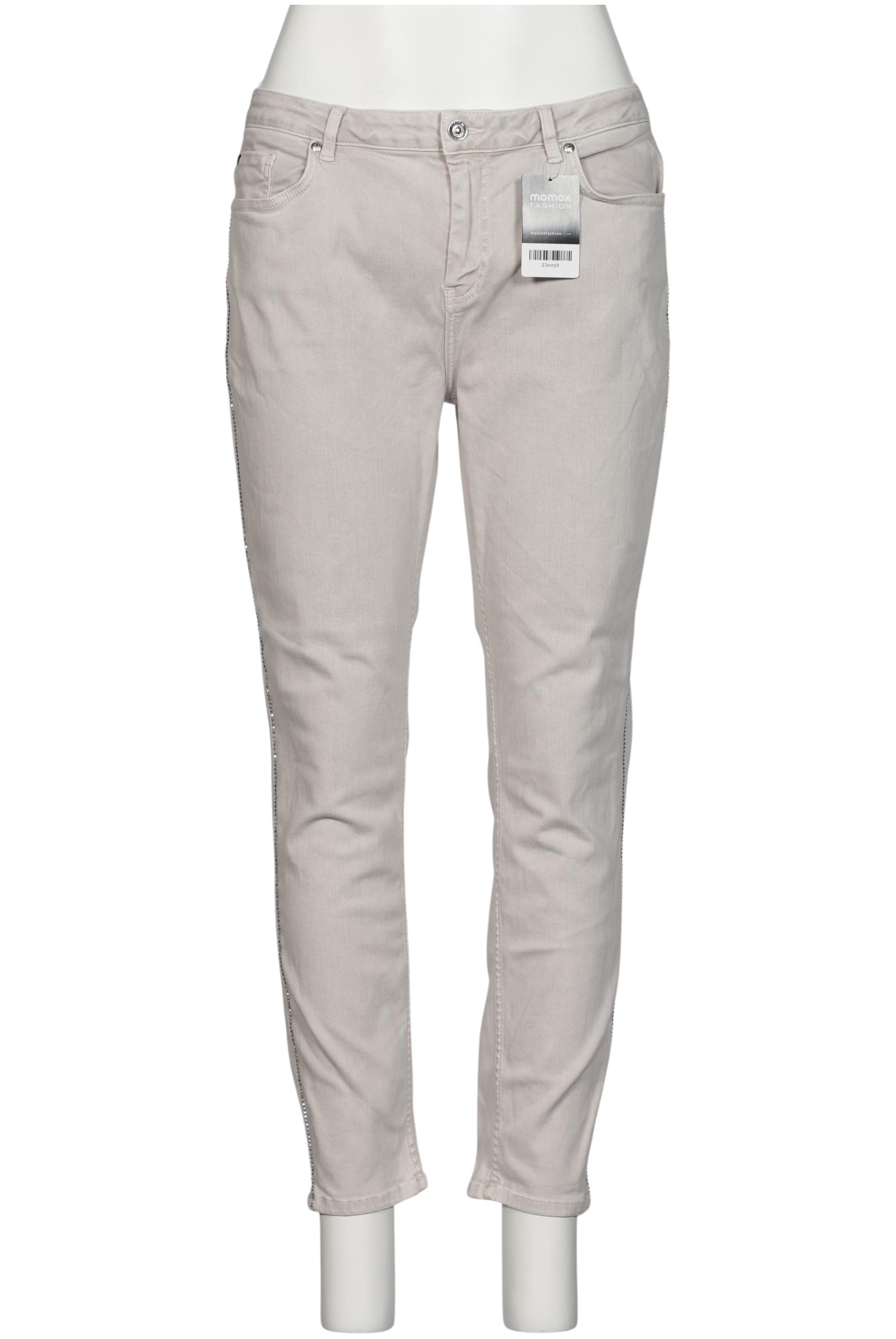 

monari Damen Jeans, beige, Gr. 34