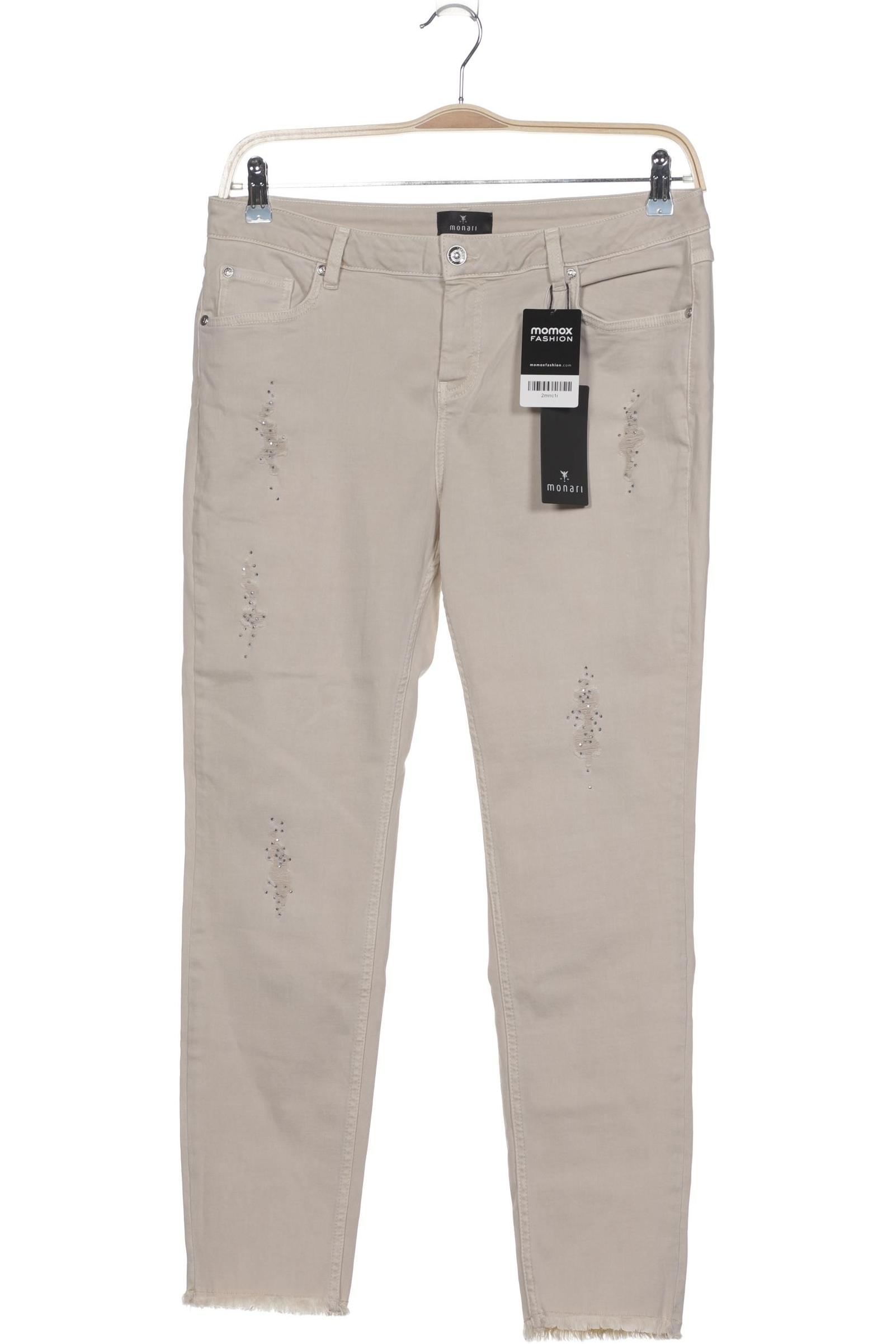 

monari Damen Jeans, beige, Gr. 42