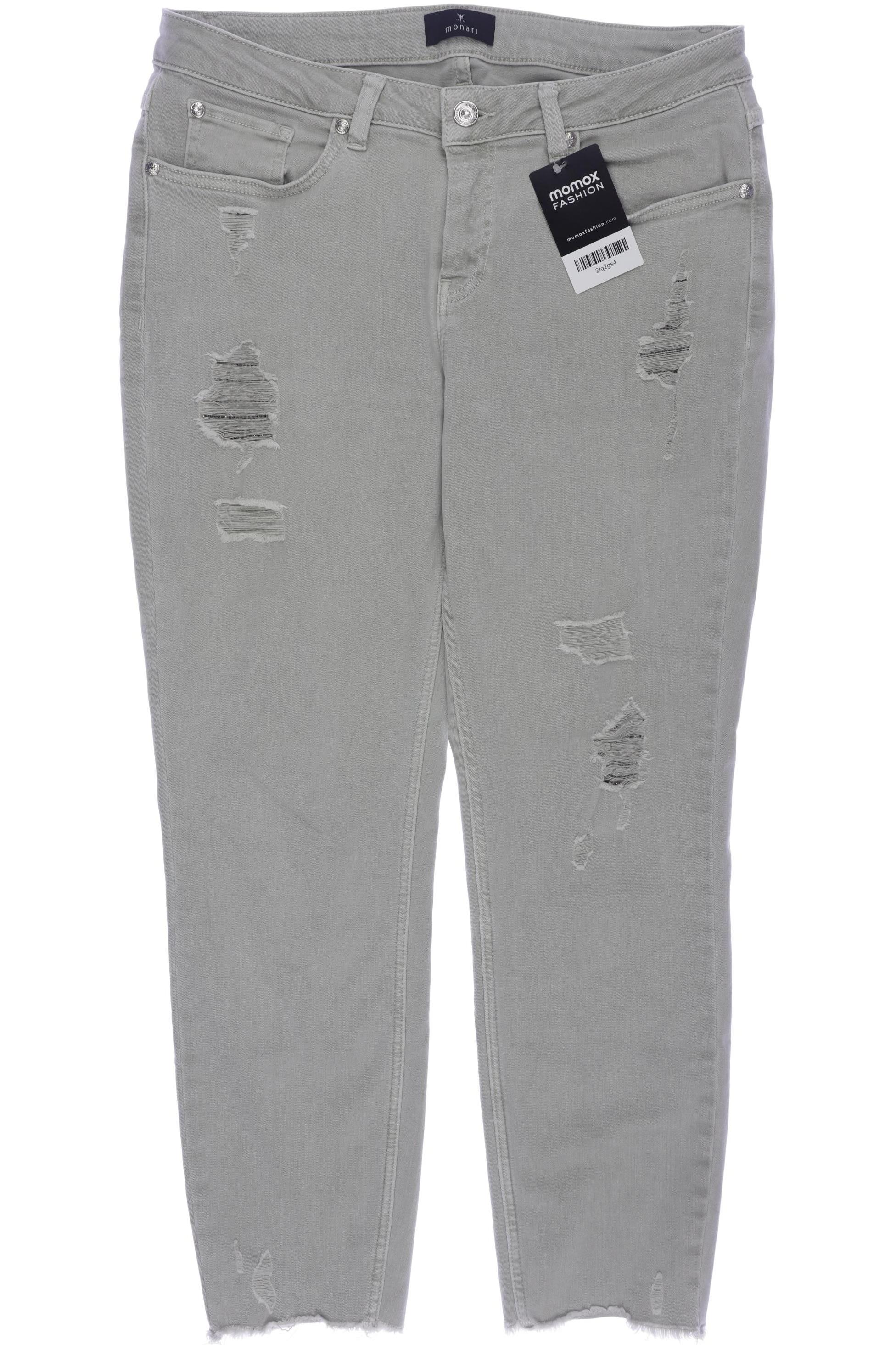 

monari Damen Jeans, hellgrün, Gr. 38