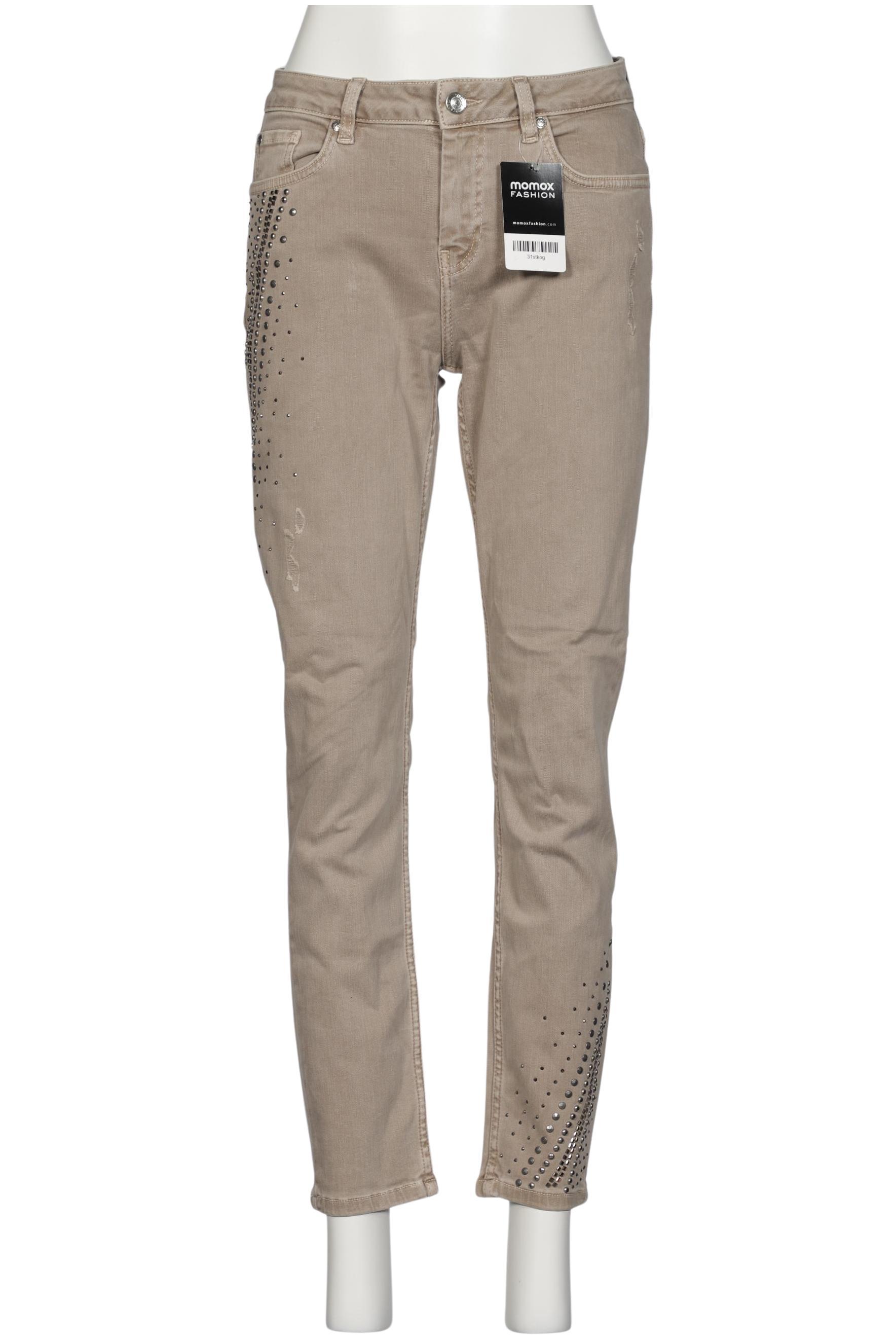 

monari Damen Jeans, beige, Gr. 27