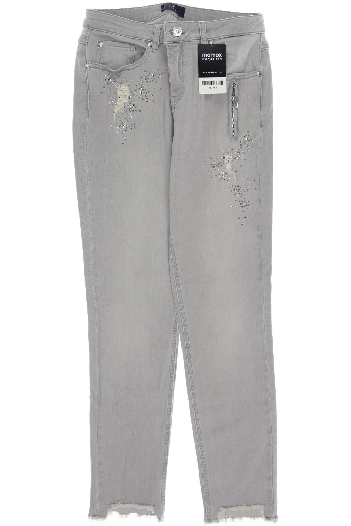 

monari Damen Jeans, grau, Gr. 38