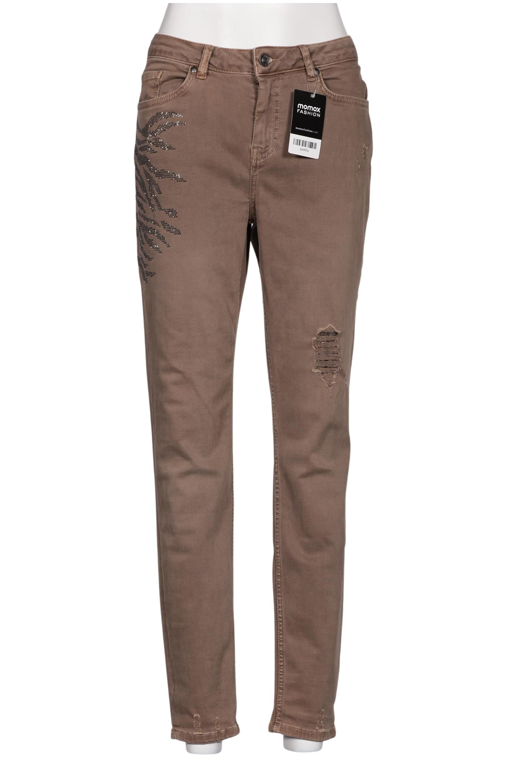 

monari Damen Jeans, braun, Gr. 40