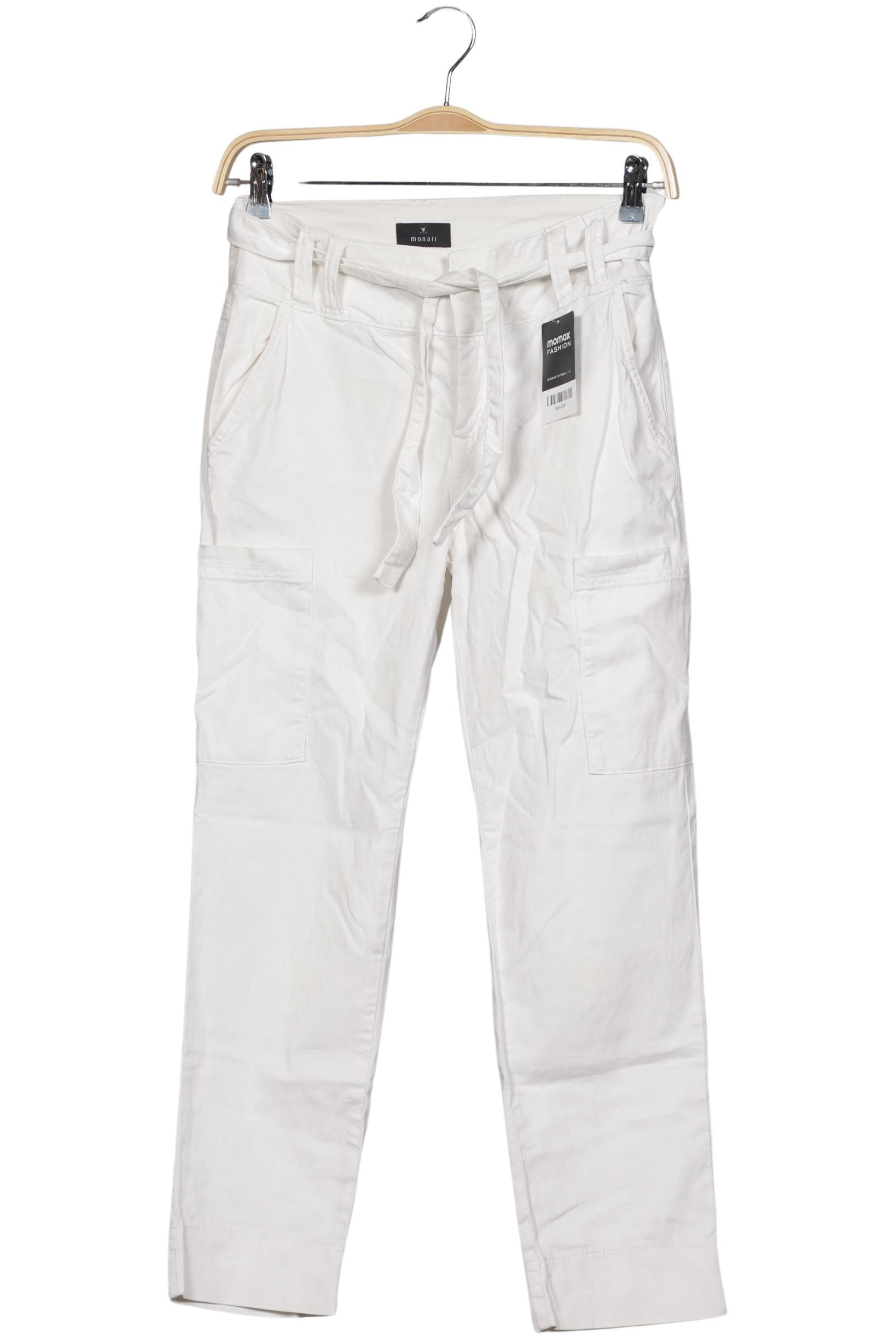 

monari Damen Jeans, weiß, Gr. 36