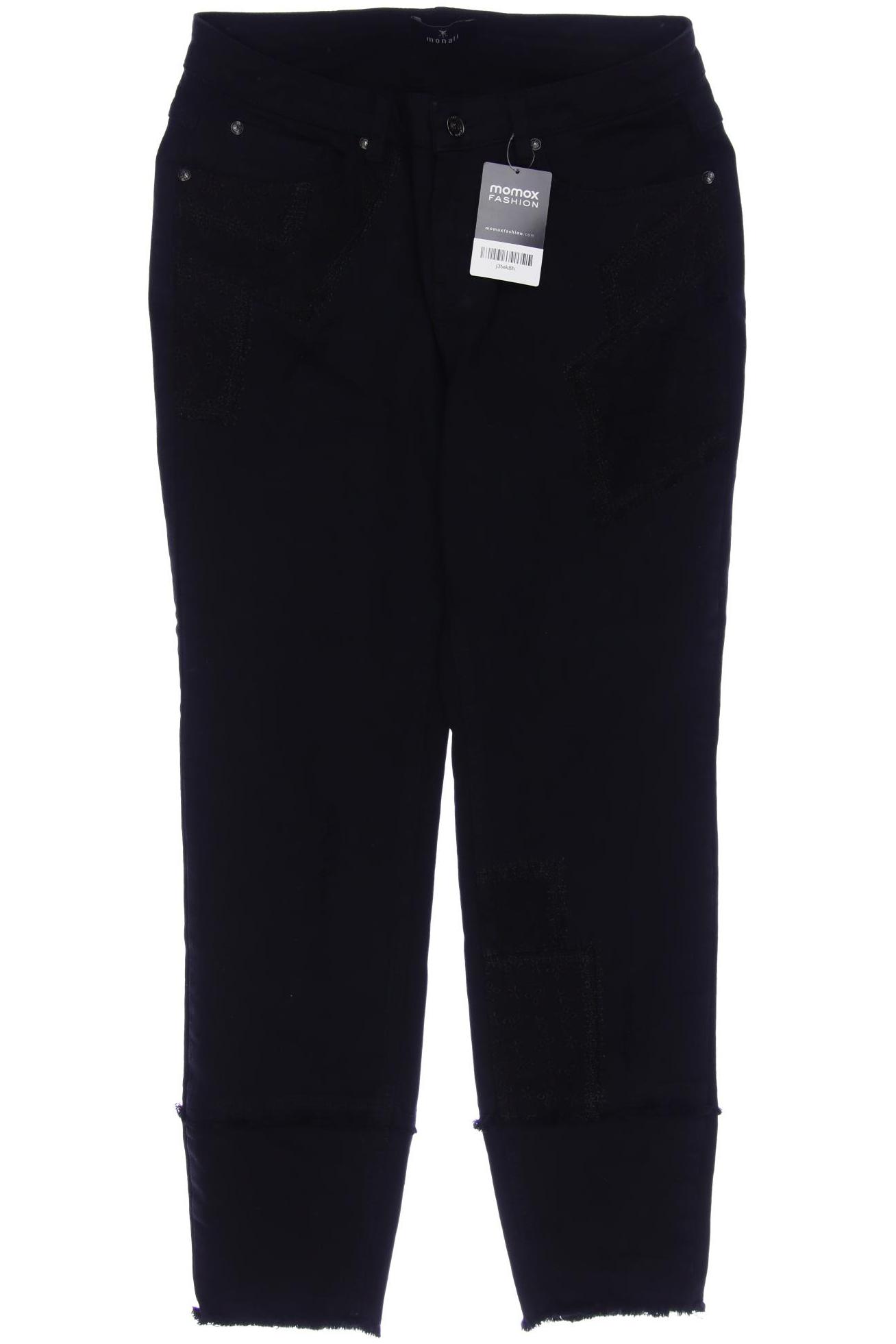 

monari Damen Jeans, schwarz, Gr. 38