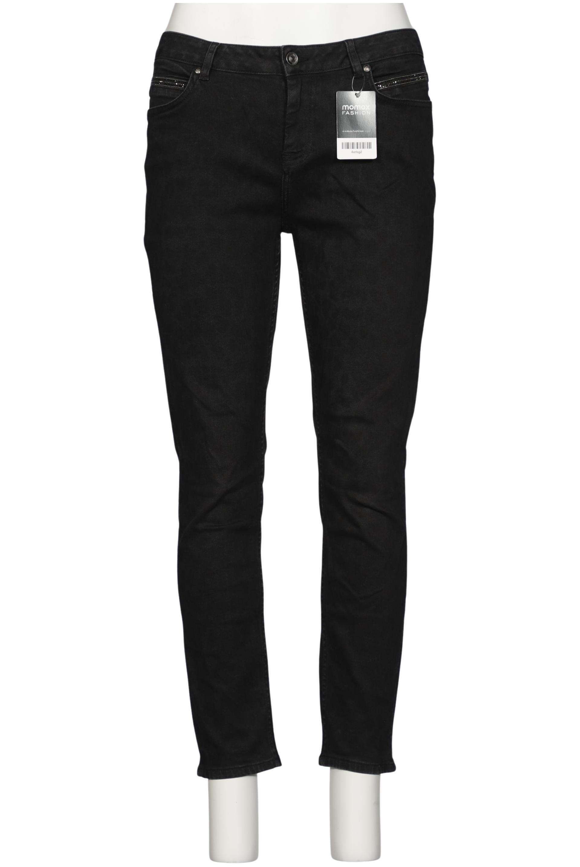 

monari Damen Jeans, schwarz, Gr. 33