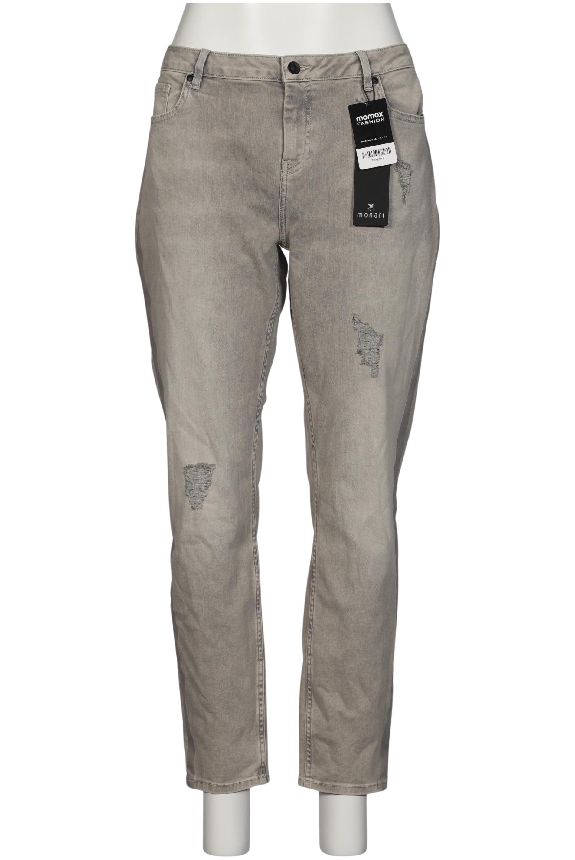 

monari Damen Jeans, grau, Gr. 44