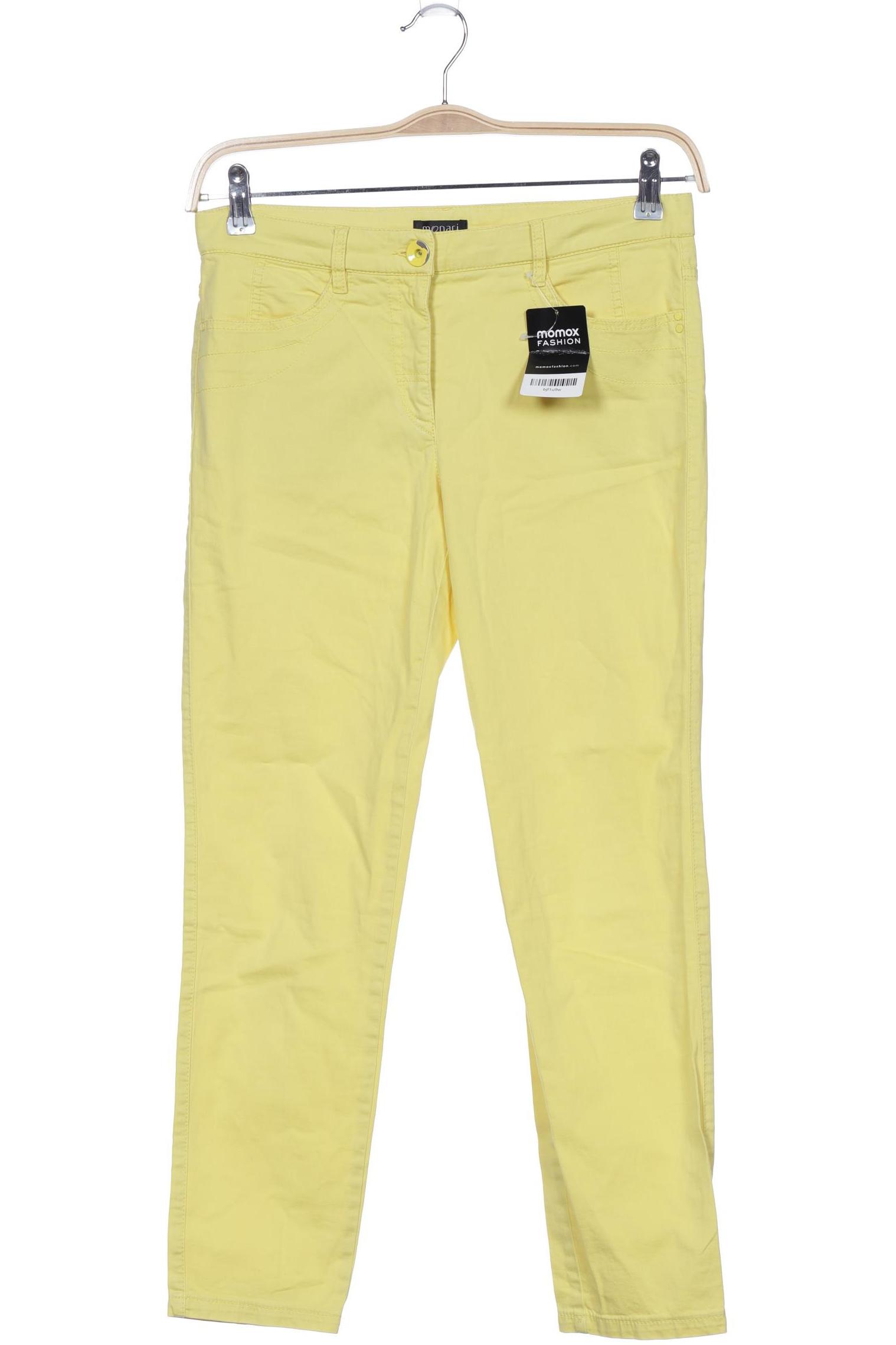 

monari Damen Jeans, gelb, Gr. 31