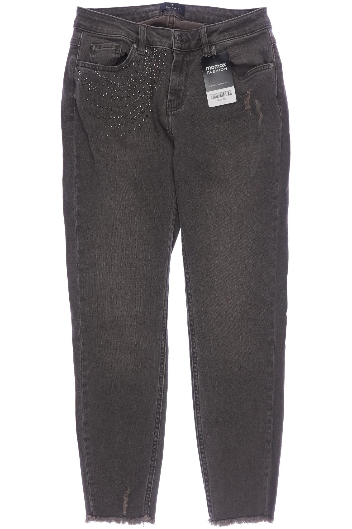 

monari Damen Jeans, braun, Gr. 34