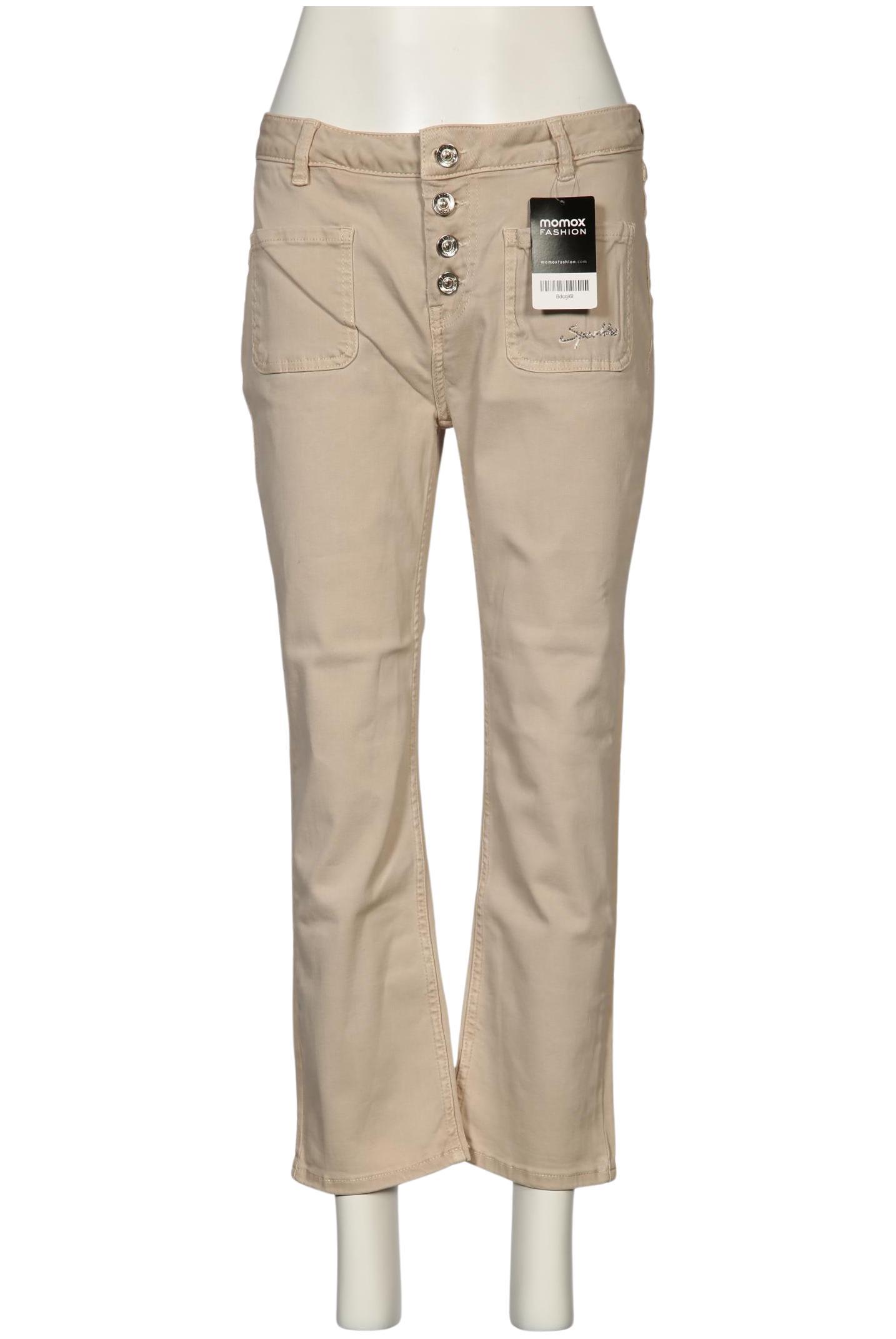 

monari Damen Jeans, beige, Gr. 38