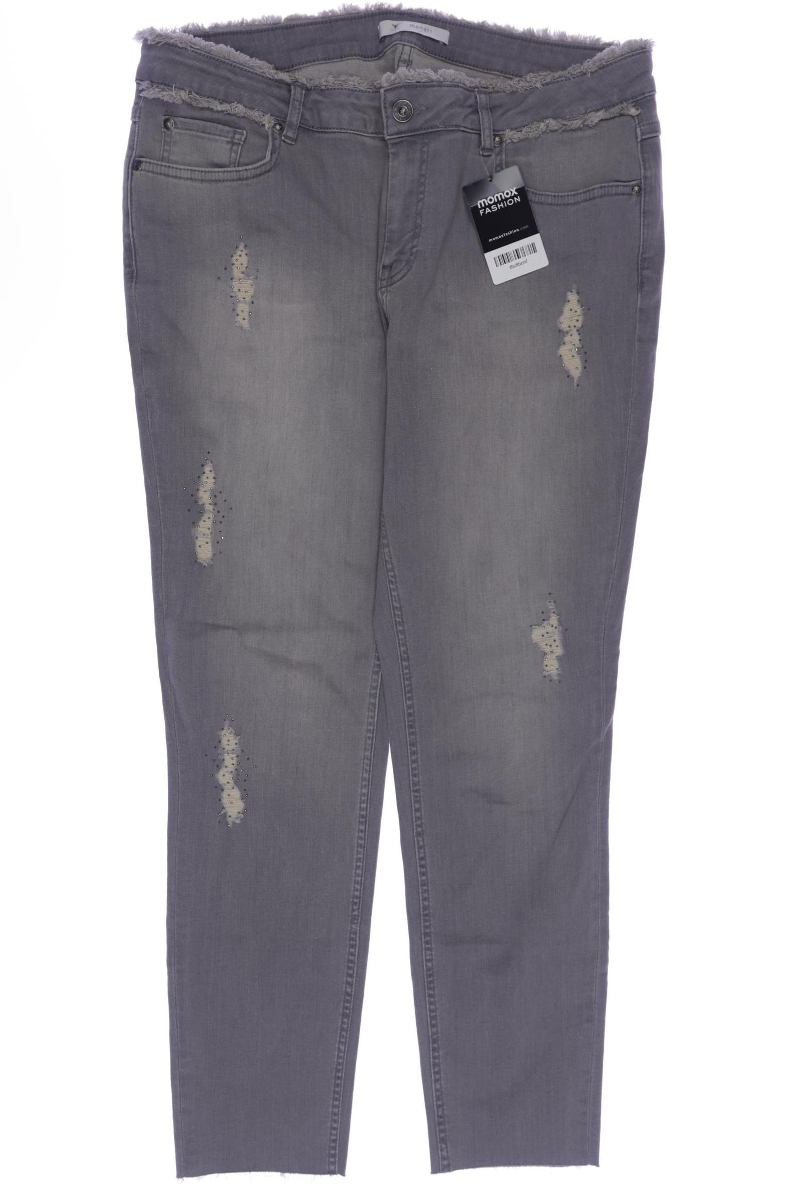 

monari Damen Jeans, grau, Gr. 42