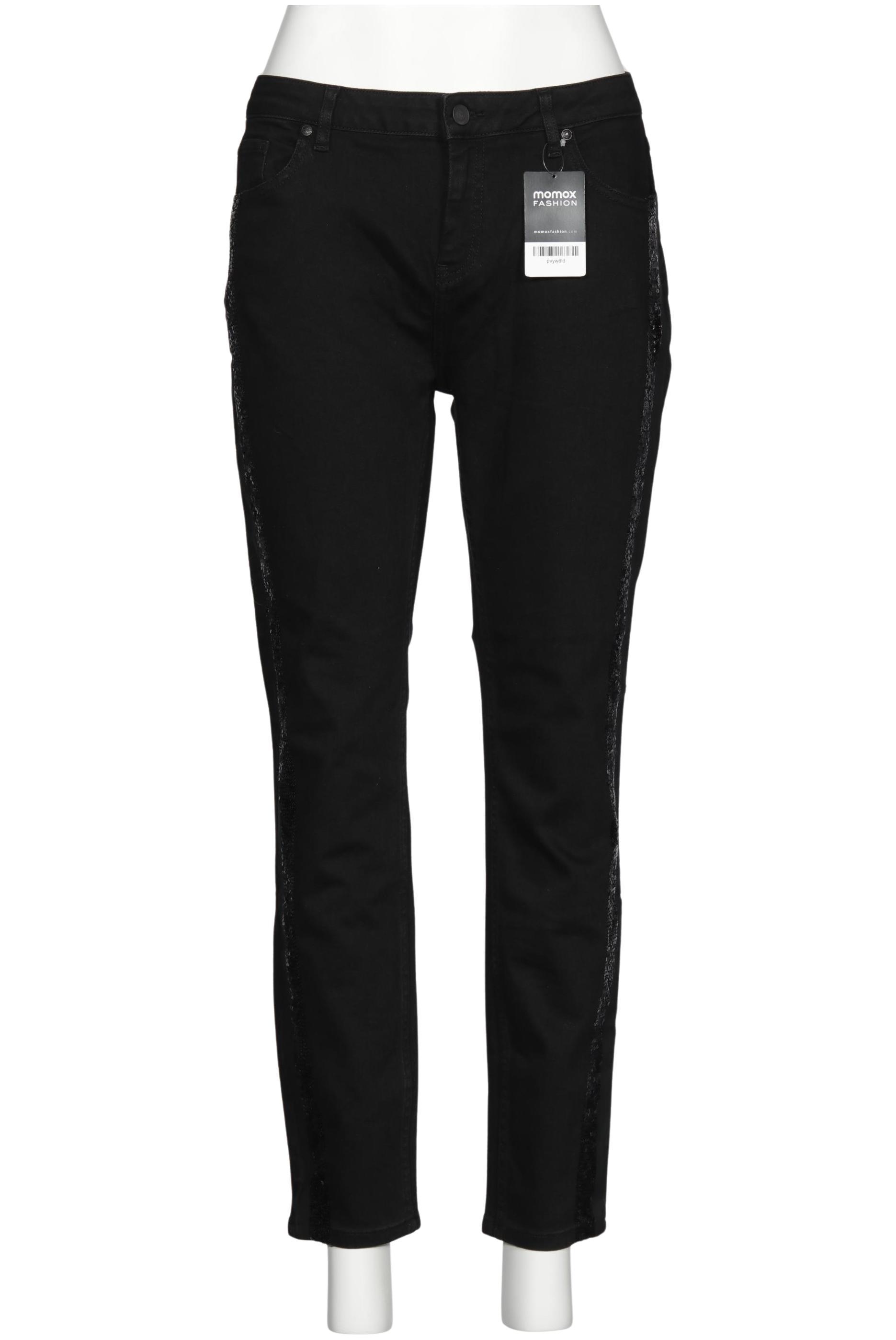 

monari Damen Jeans, schwarz, Gr. 42