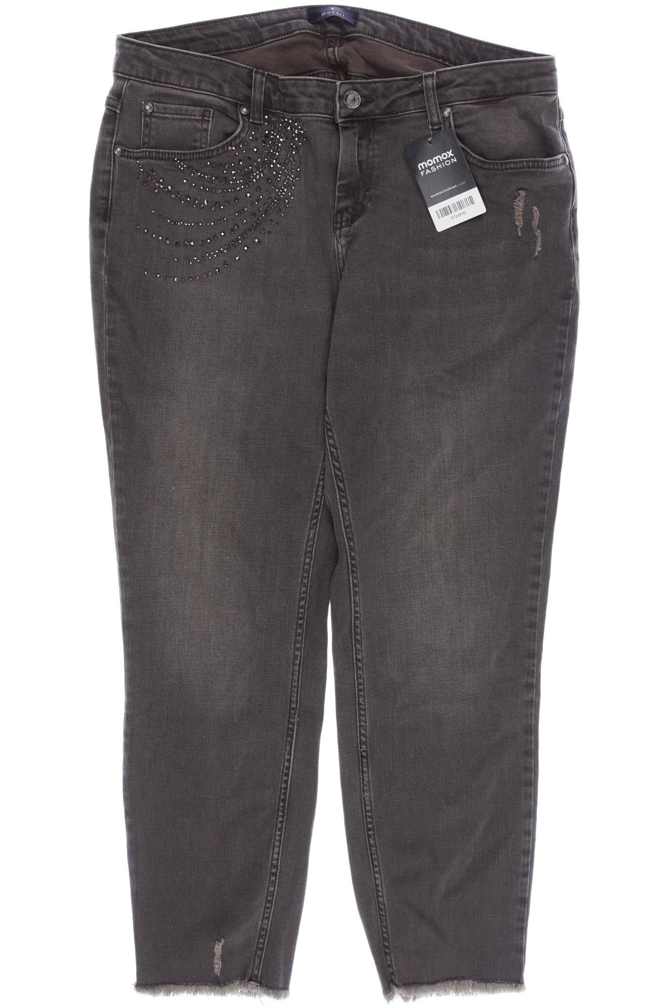 

monari Damen Jeans, braun, Gr. 44