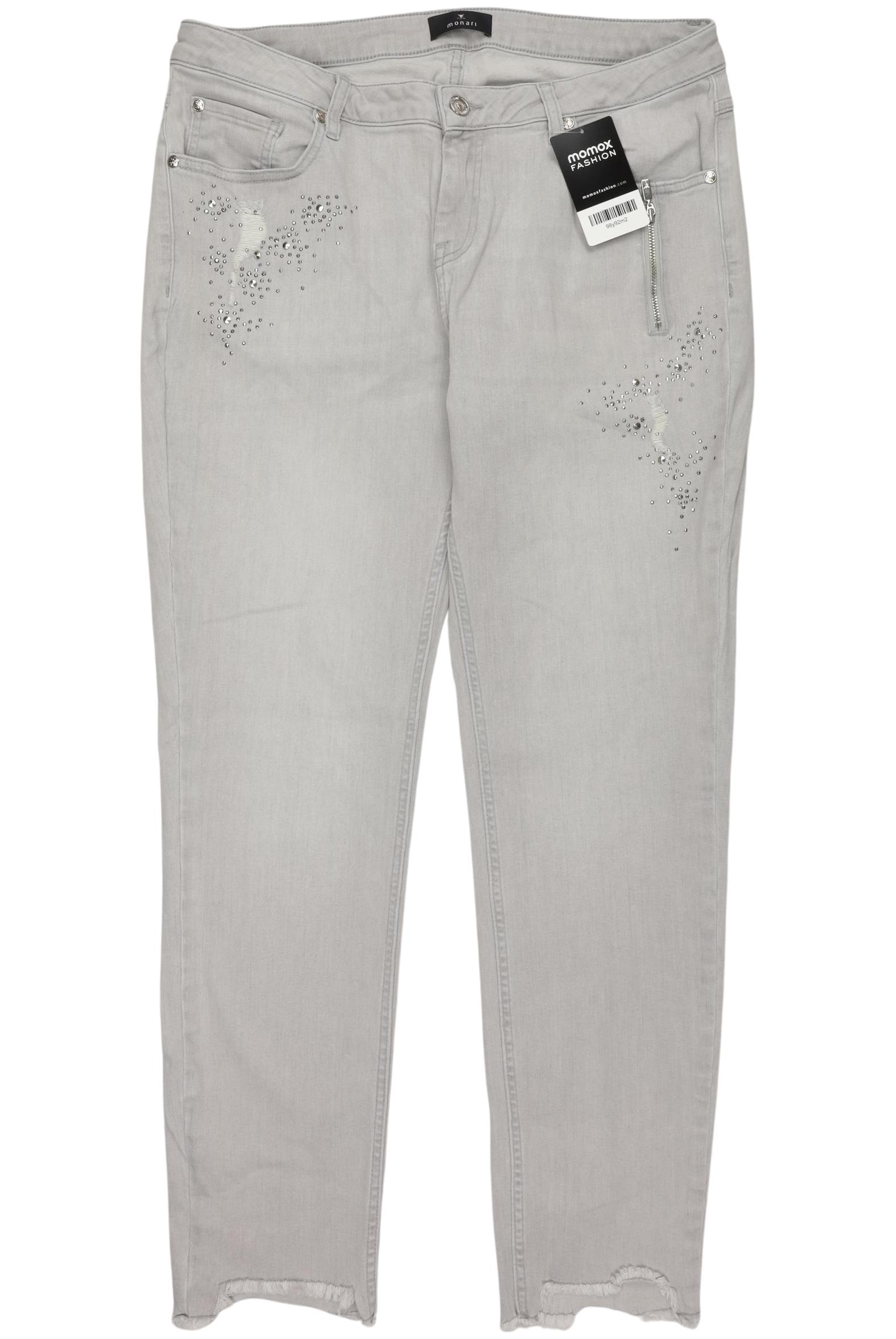 

monari Damen Jeans, grau, Gr. 42