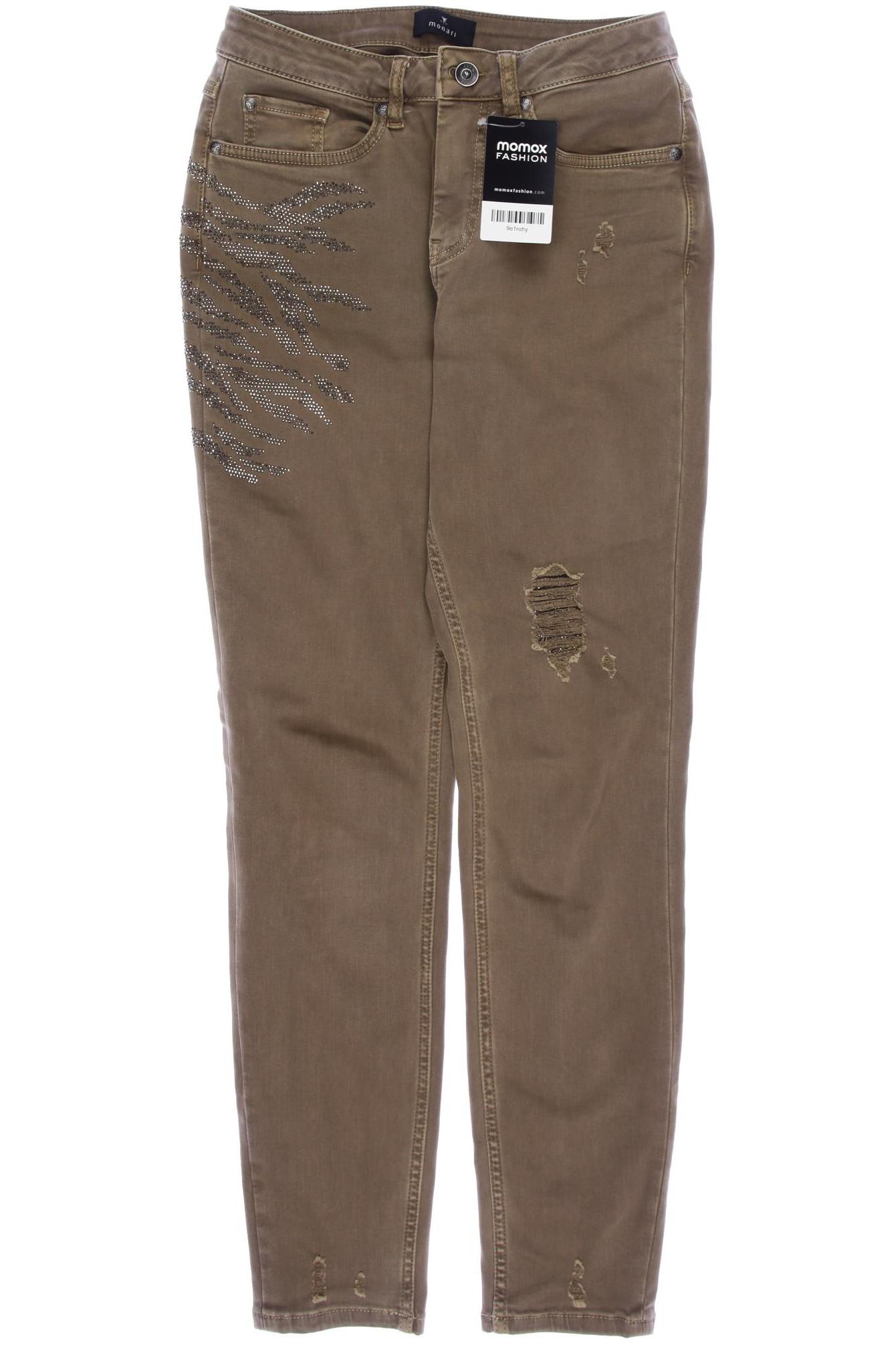 

monari Damen Jeans, braun, Gr. 34