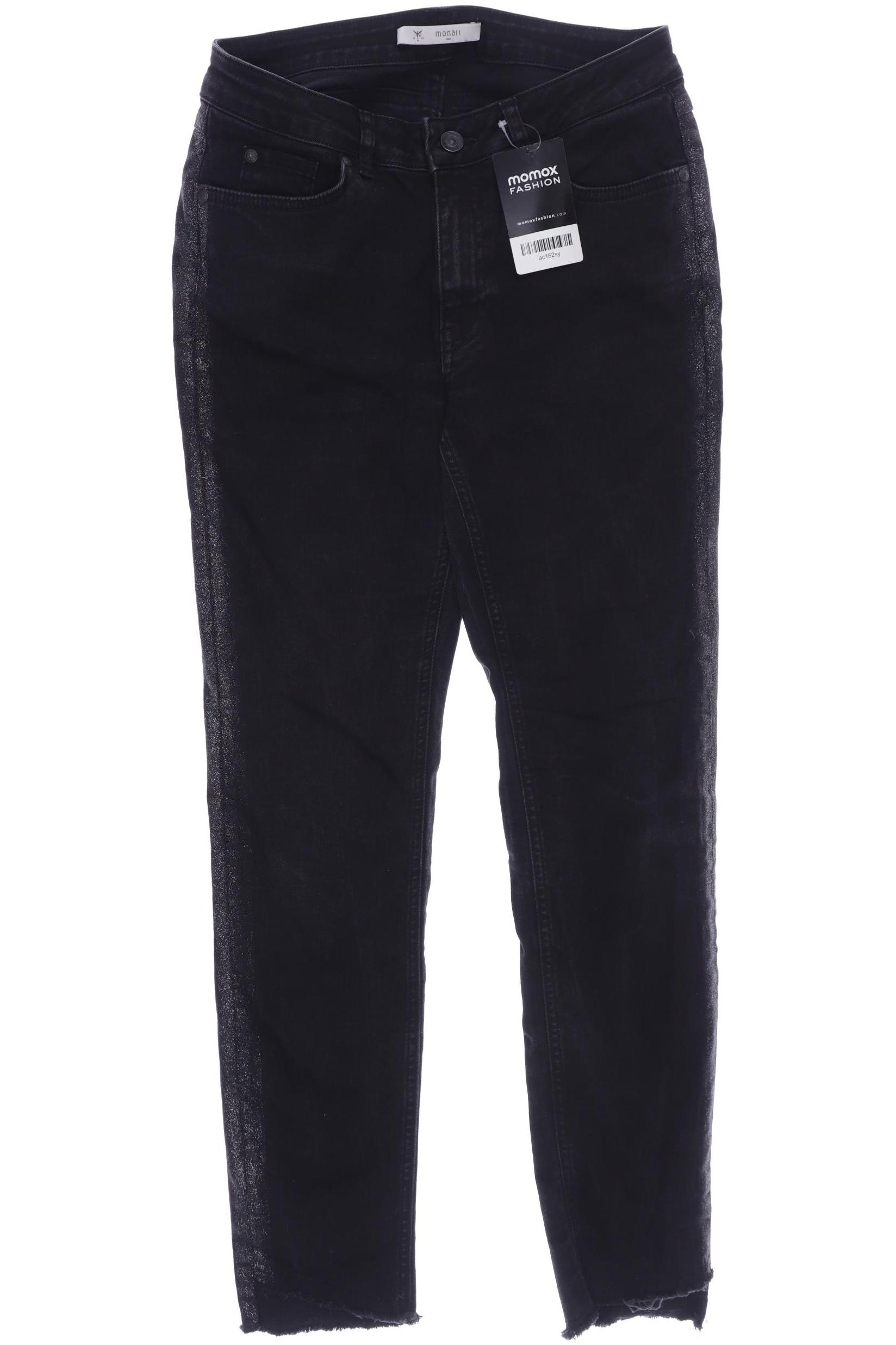 

monari Damen Jeans, schwarz, Gr. 36