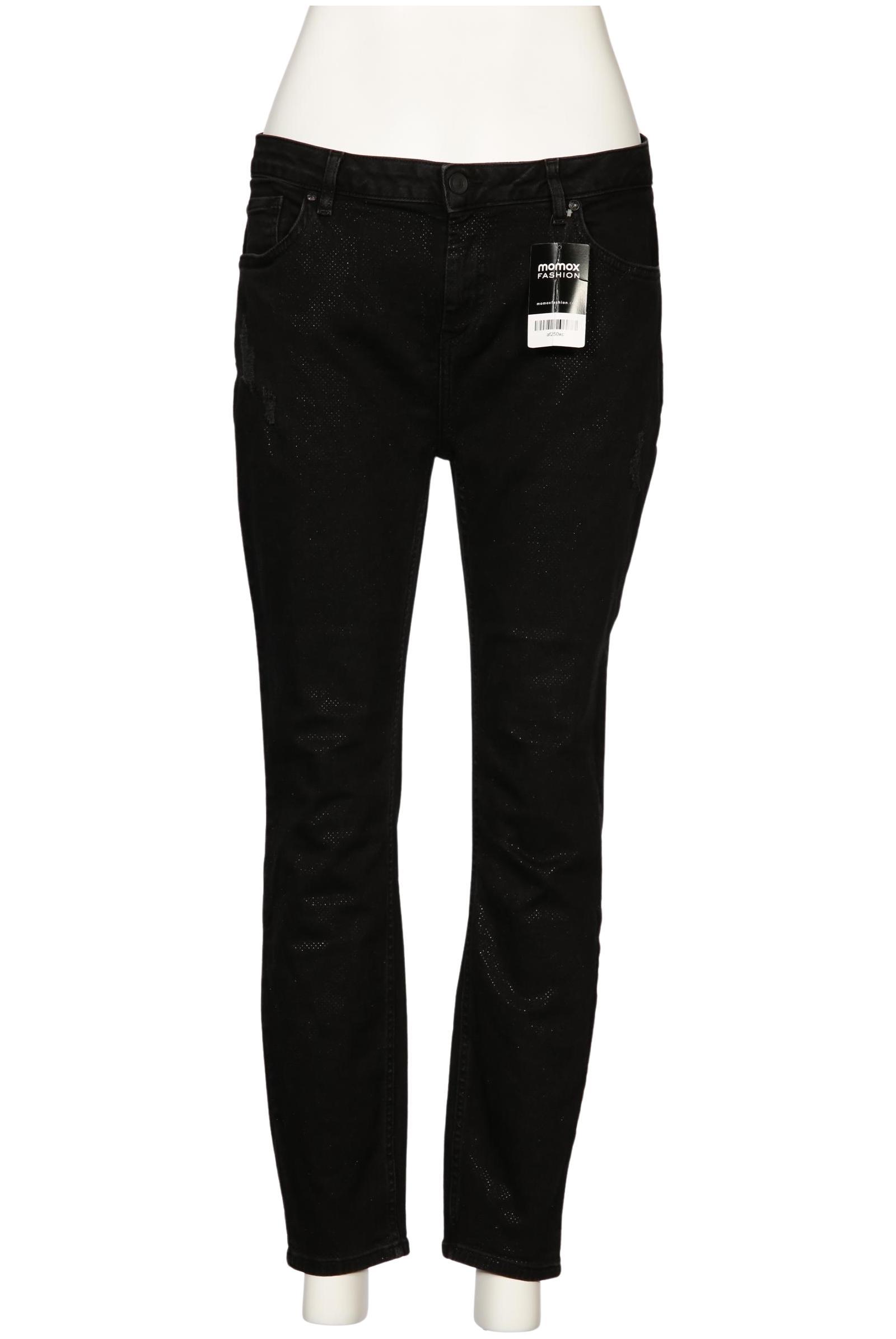 

monari Damen Jeans, schwarz, Gr. 42