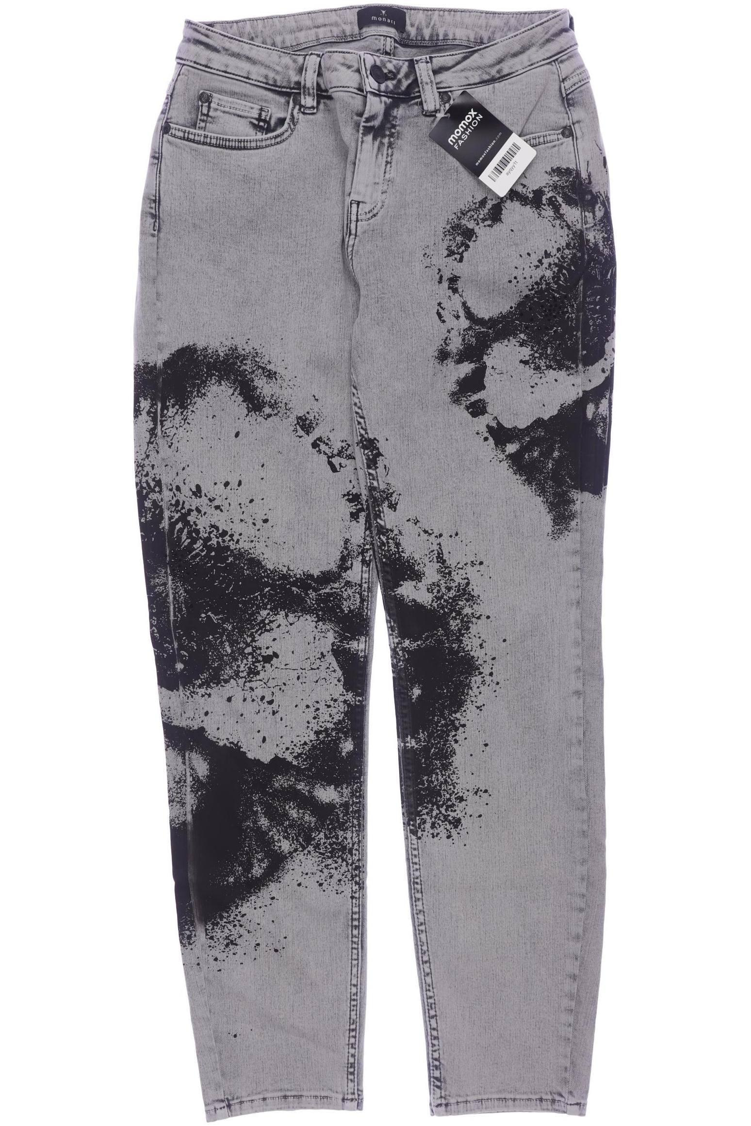 

monari Damen Jeans, grau, Gr. 38