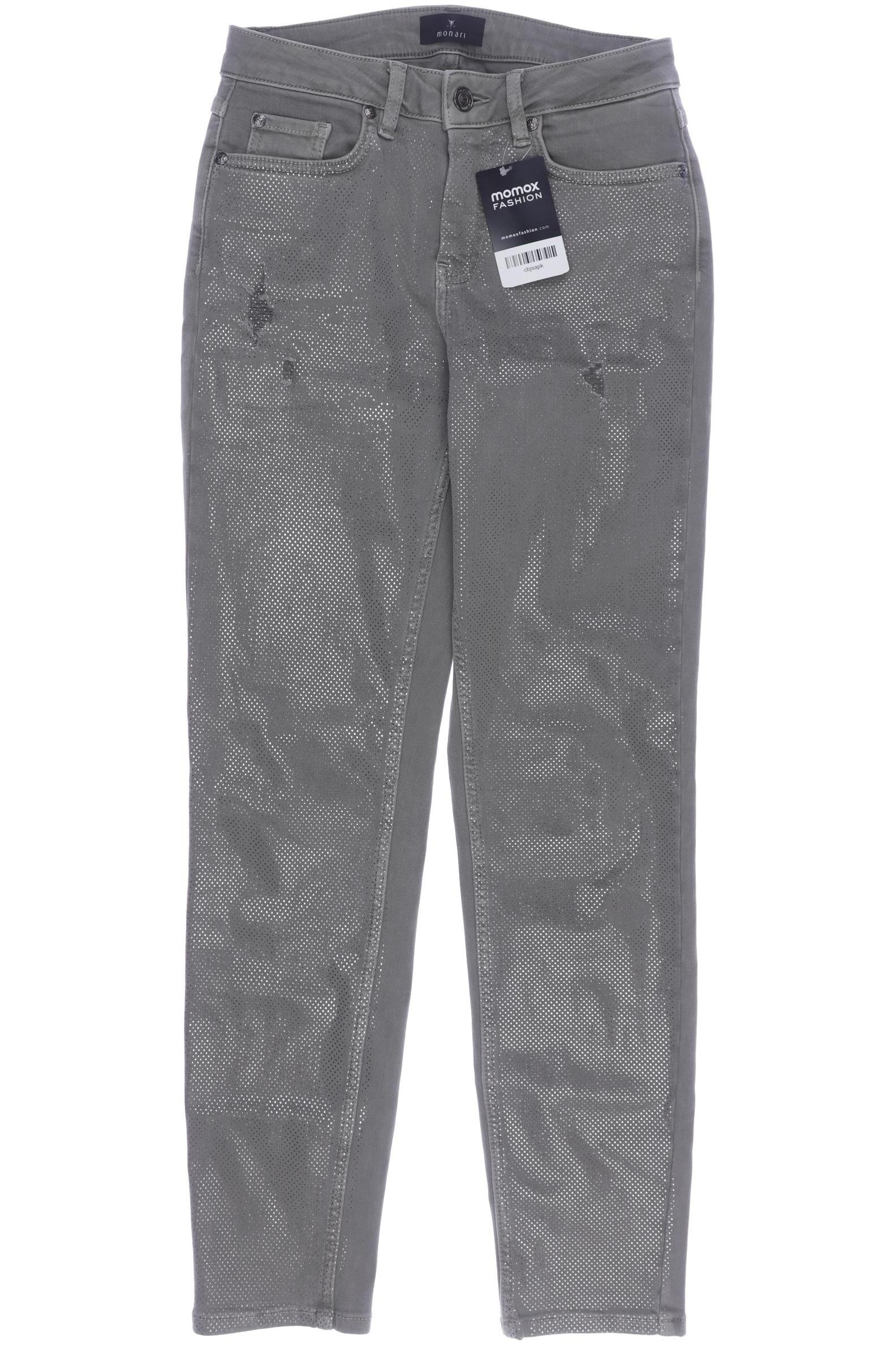 

monari Damen Jeans, hellgrün