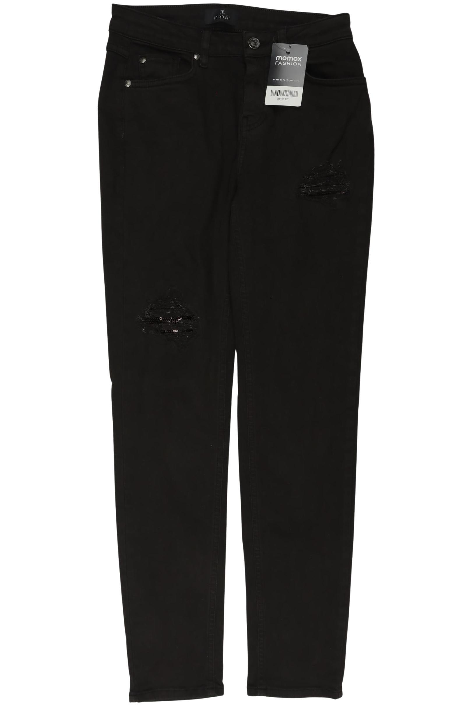 

monari Damen Jeans, schwarz, Gr. 34