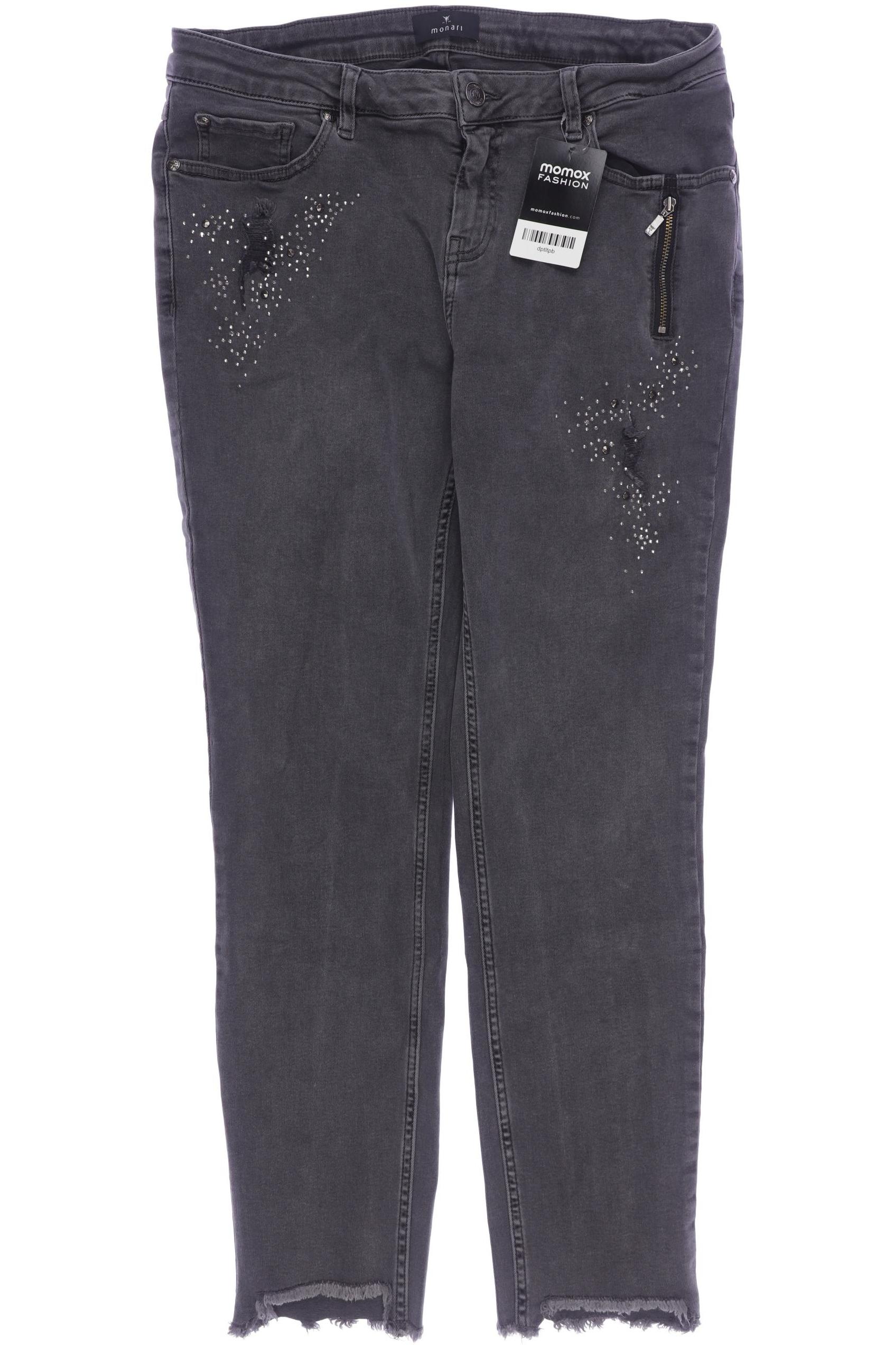 

monari Damen Jeans, grau, Gr. 40