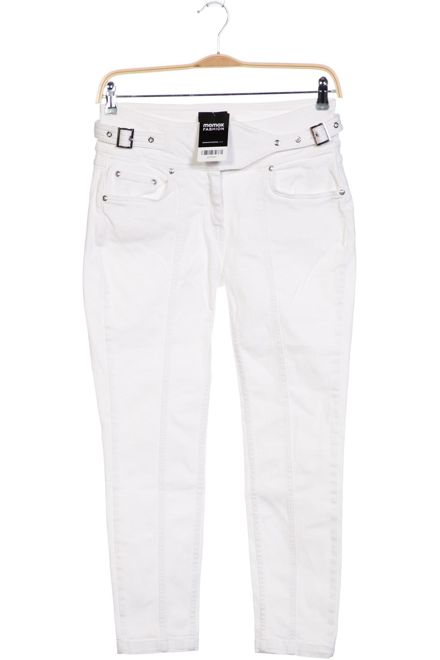 

monari Damen Jeans, weiß
